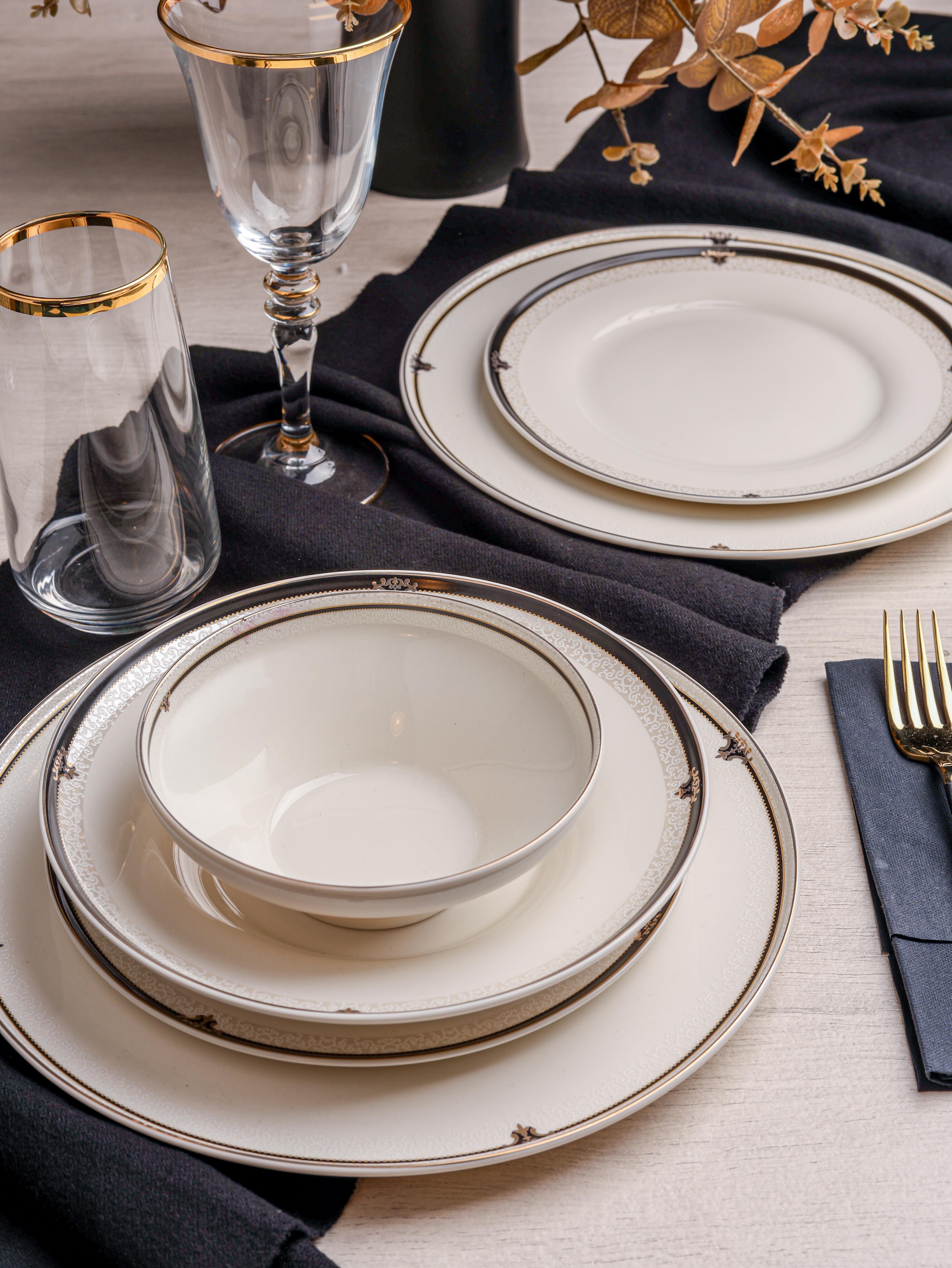 ROYAL CHARME-BONİTA 24 PARÇA BONE CHİNA YEMEK TAKIMI