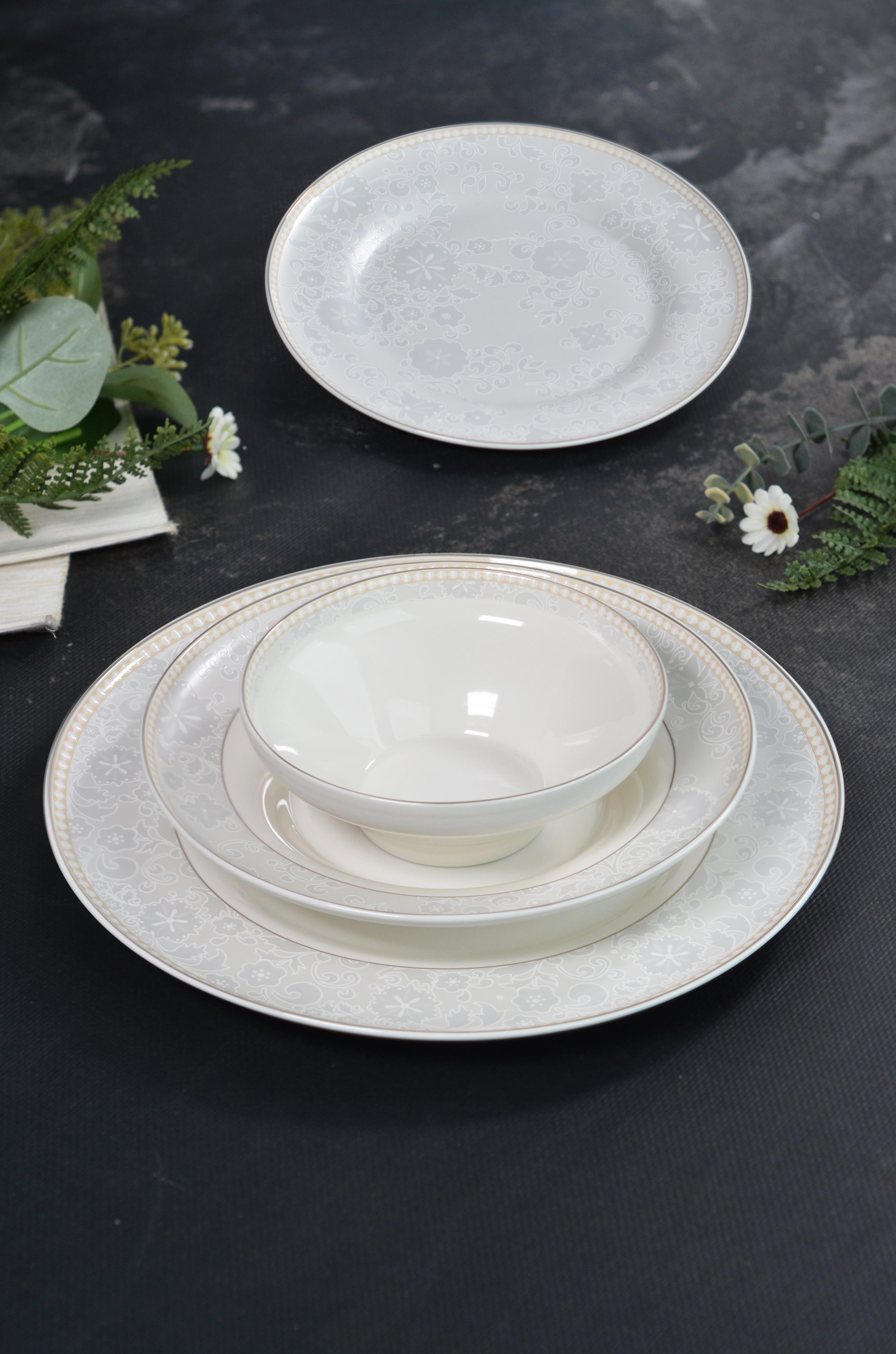 ROYAL CHARME-BONİTA 24 PARÇA BONE CHİNA YEMEK TAKIMI