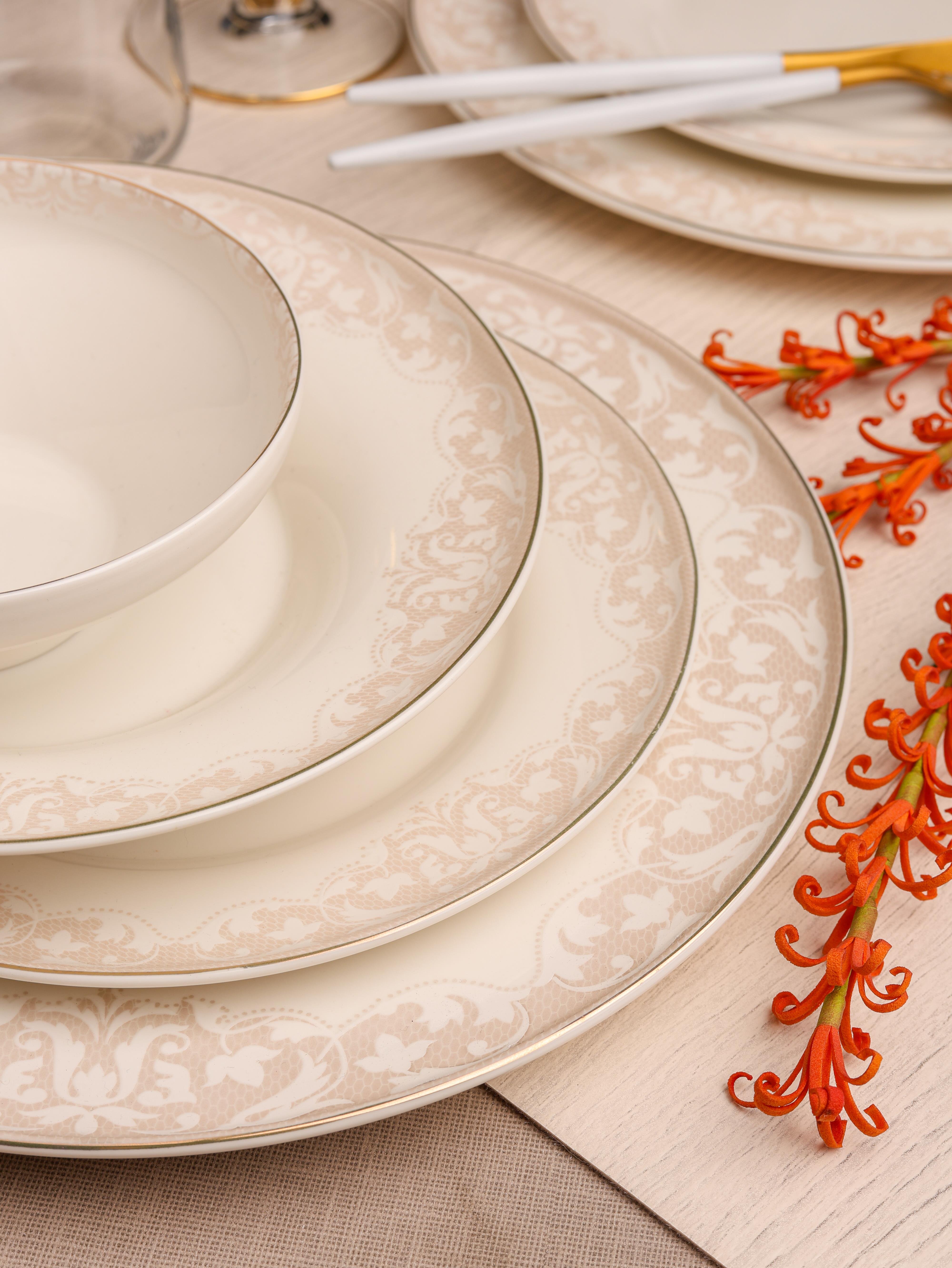 ROYAL CHARME-BONİTA 24 PARÇA BONE CHİNA YEMEK TAKIMI