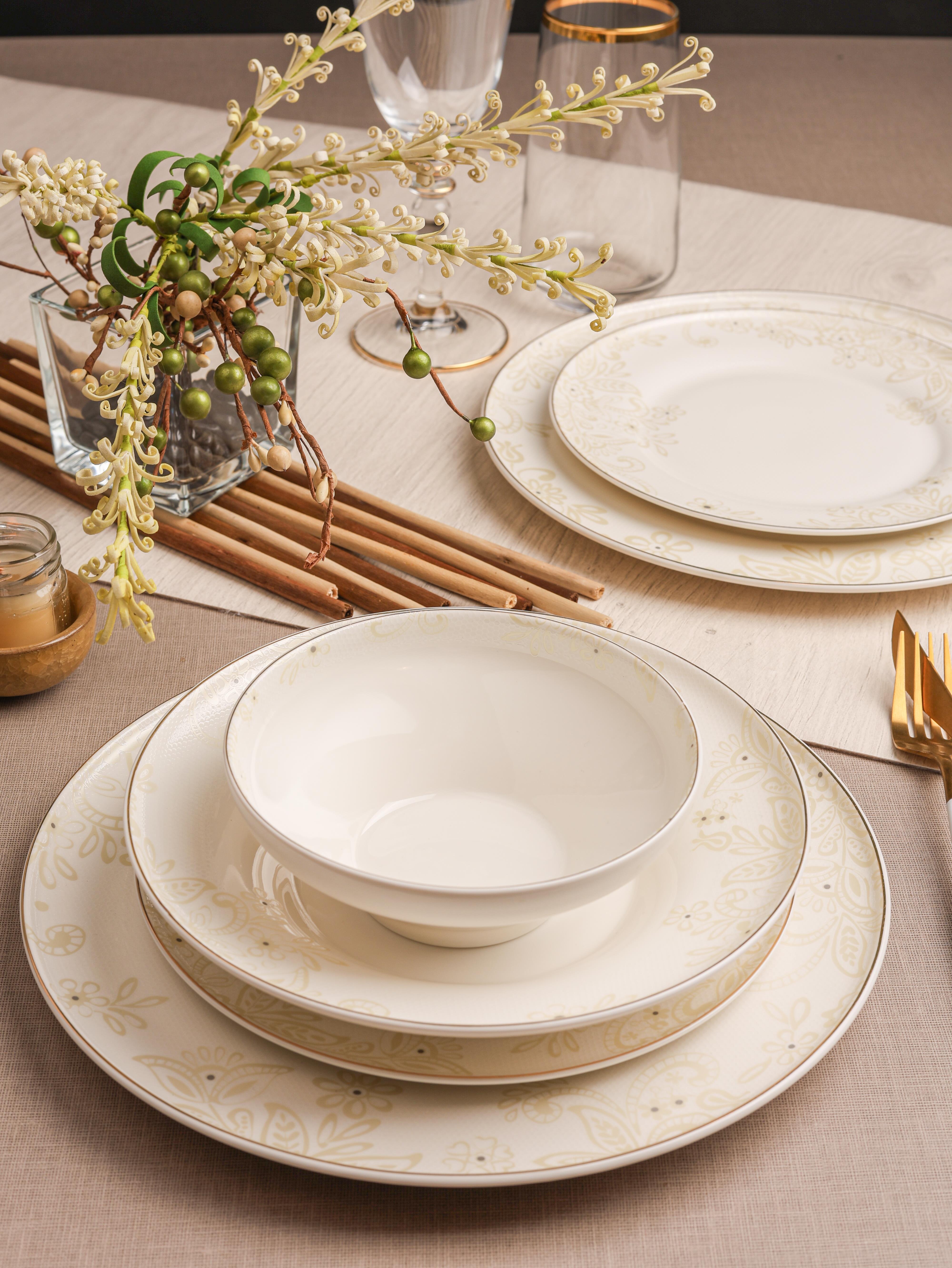 ROYAL CHARME-BONİTA 24 PARÇA BONE CHİNA YEMEK TAKIMI