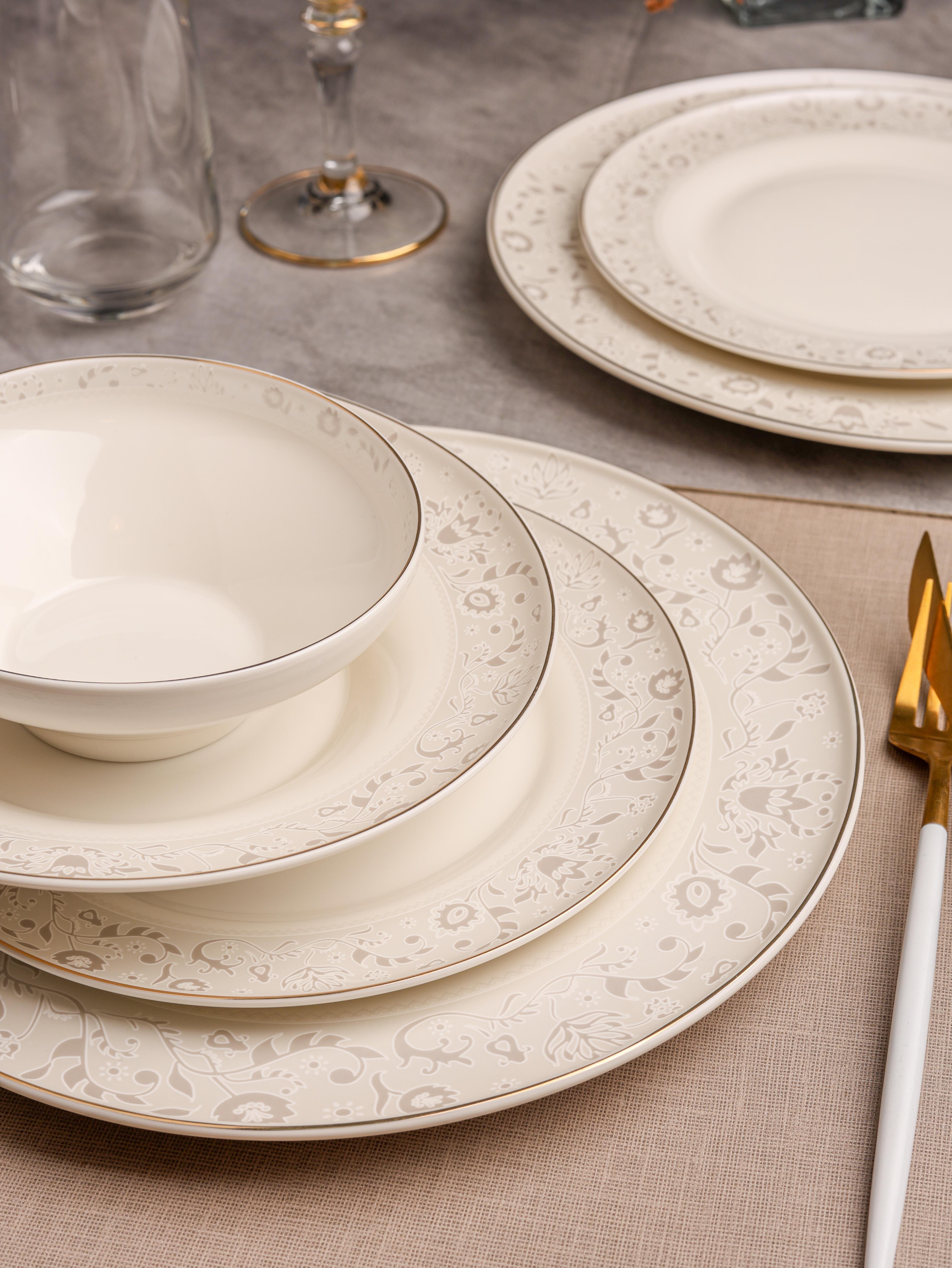 ROYAL CHARME-BONİTA 24 PARÇA BONE CHİNA YEMEK TAKIMI