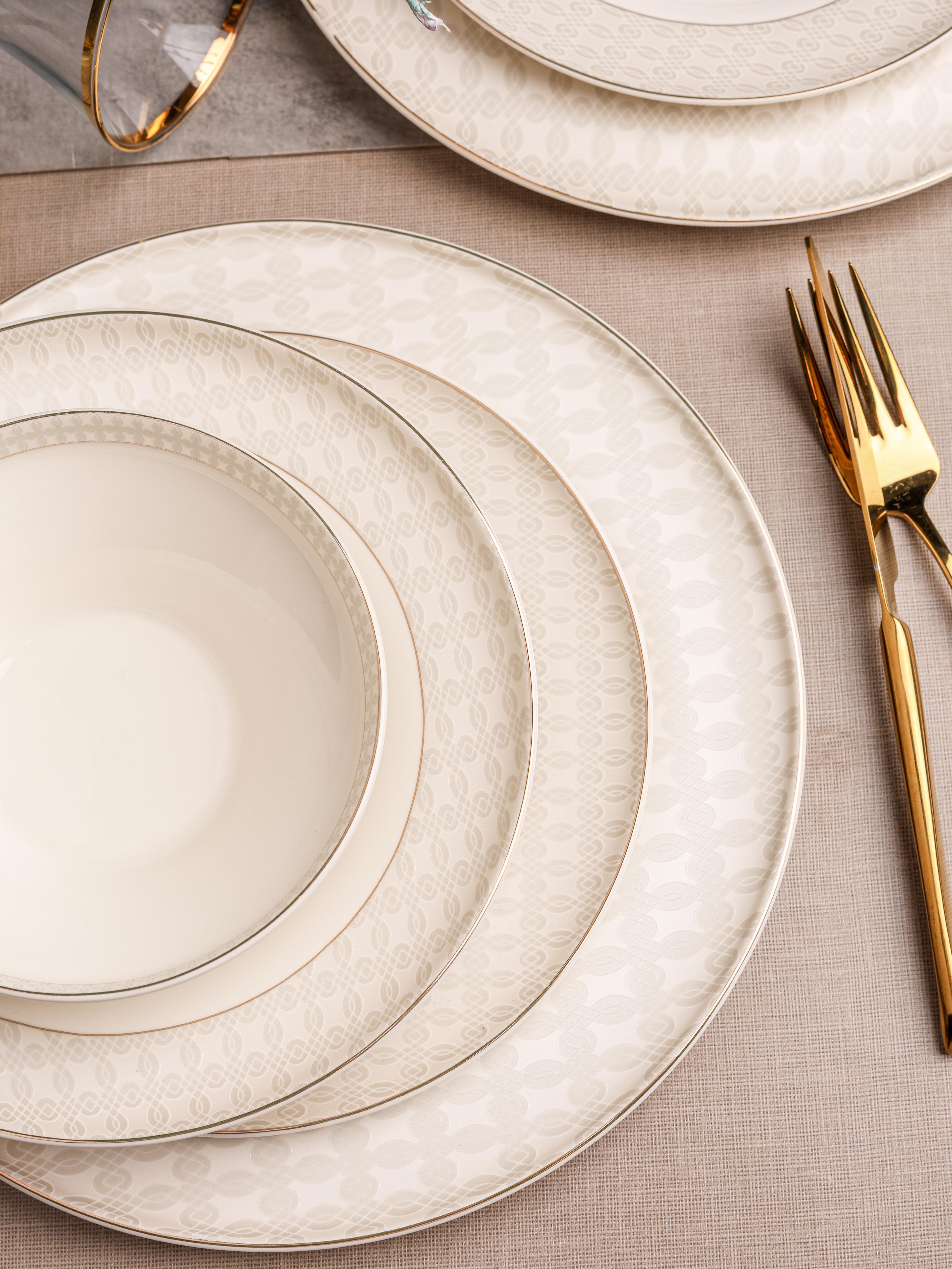 ROYAL CHARME-BONİTA 24 PARÇA BONE CHİNA YEMEK TAKIMI