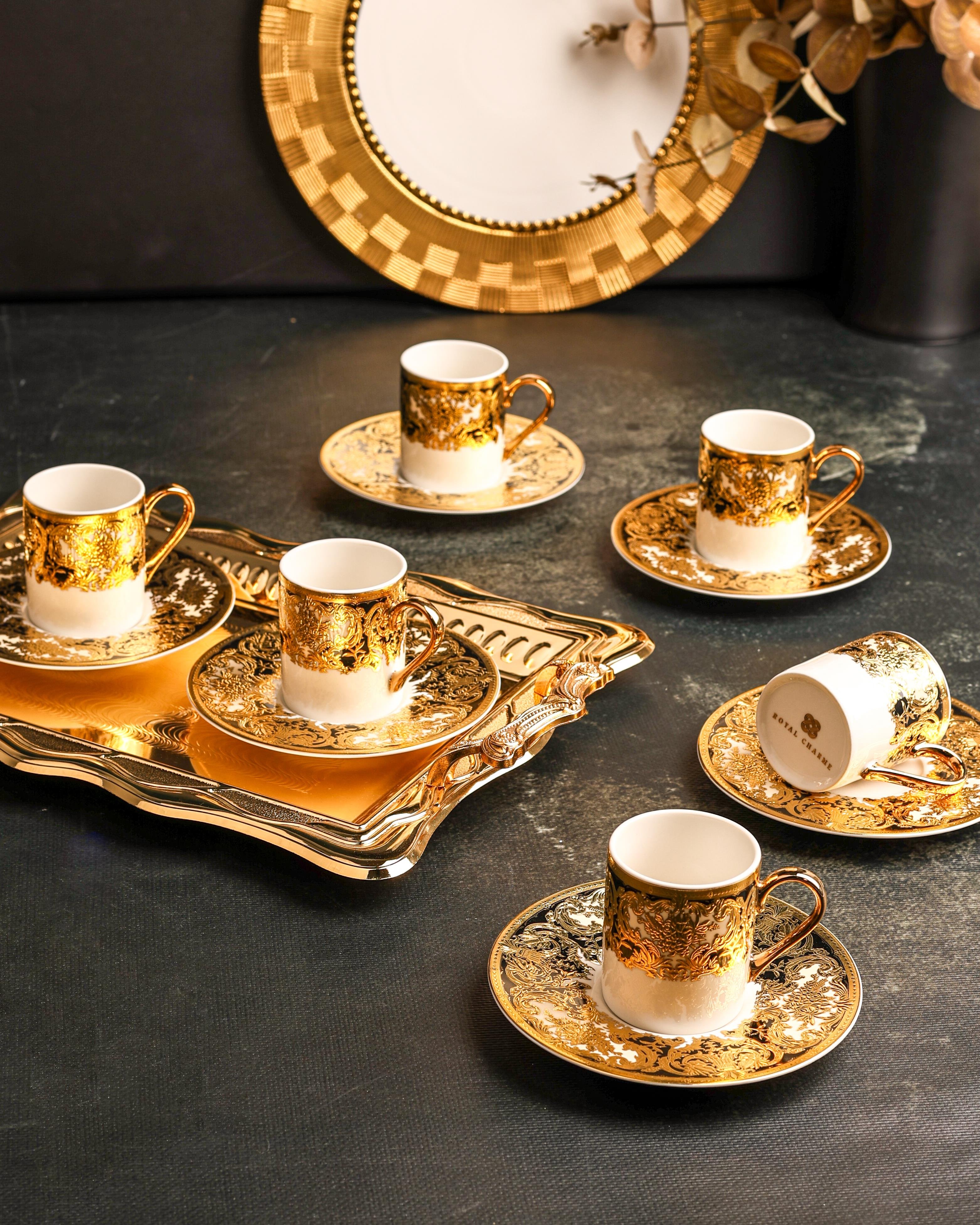 ROYAL CHARME-ETERNAL 24 K. ALTIN KAHVE FİNCANI