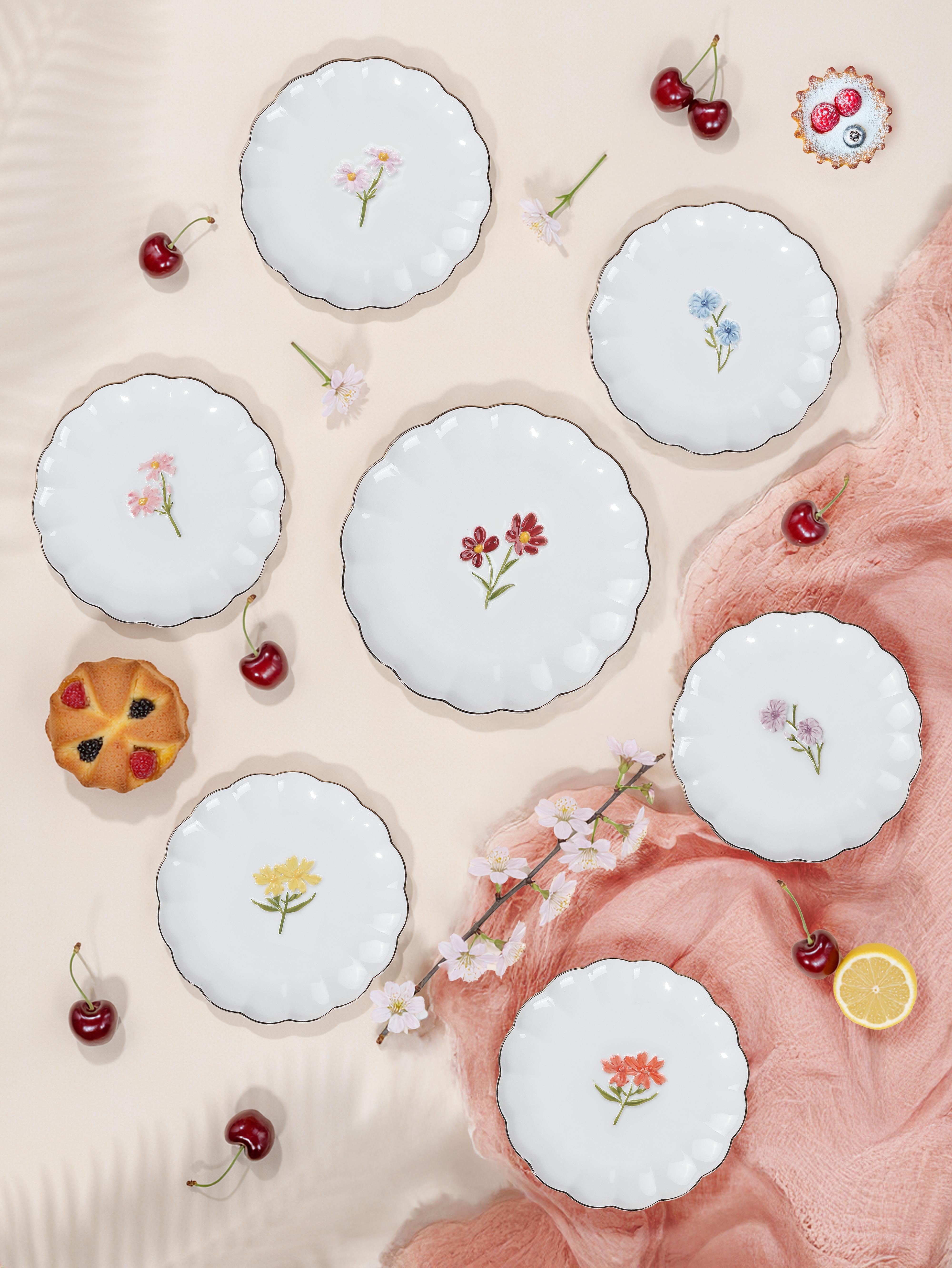 ROYAL CHARME-FLORİA 7 PARÇA PASTA SETİ