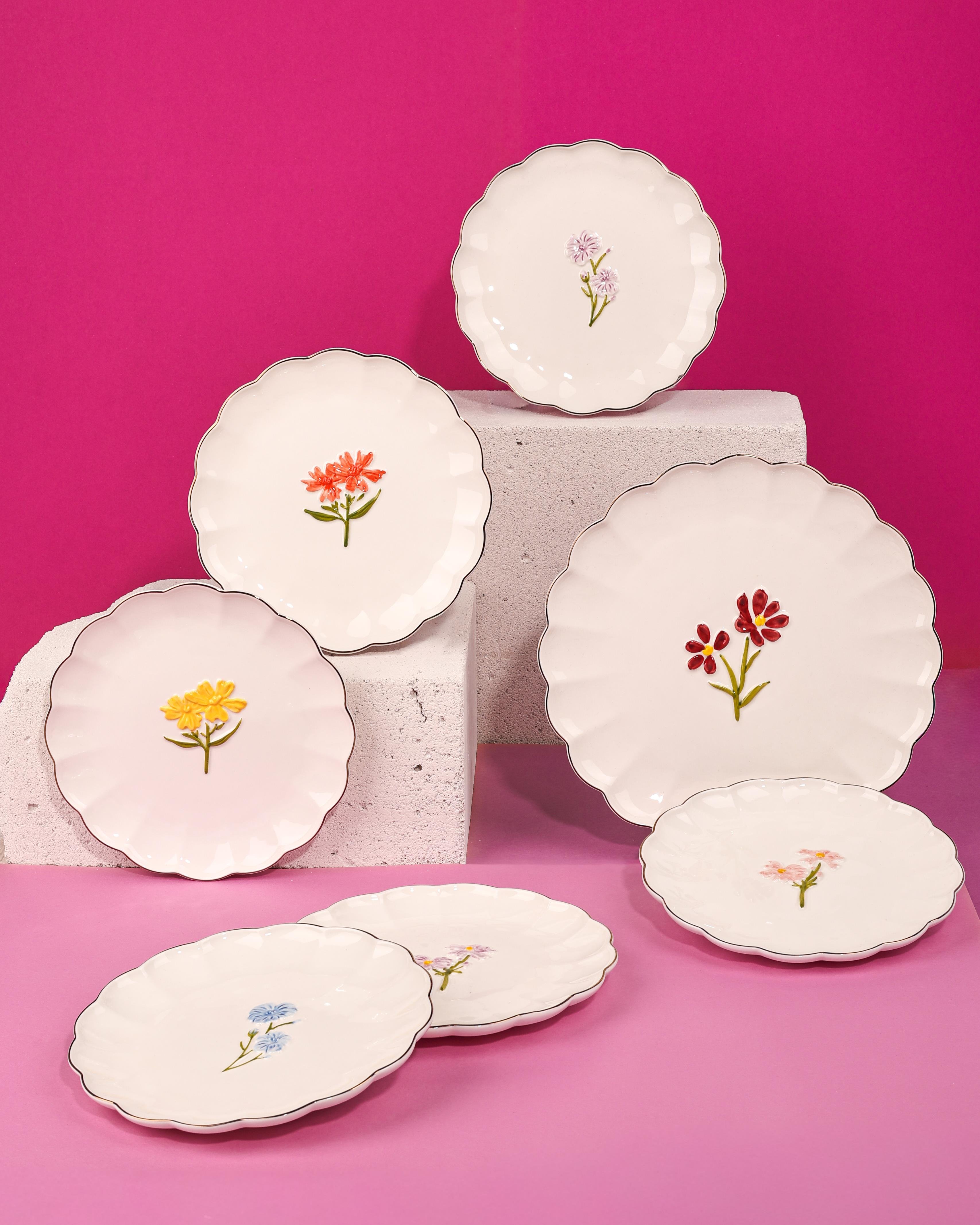 ROYAL CHARME-FLORİA 7 PARÇA PASTA SETİ