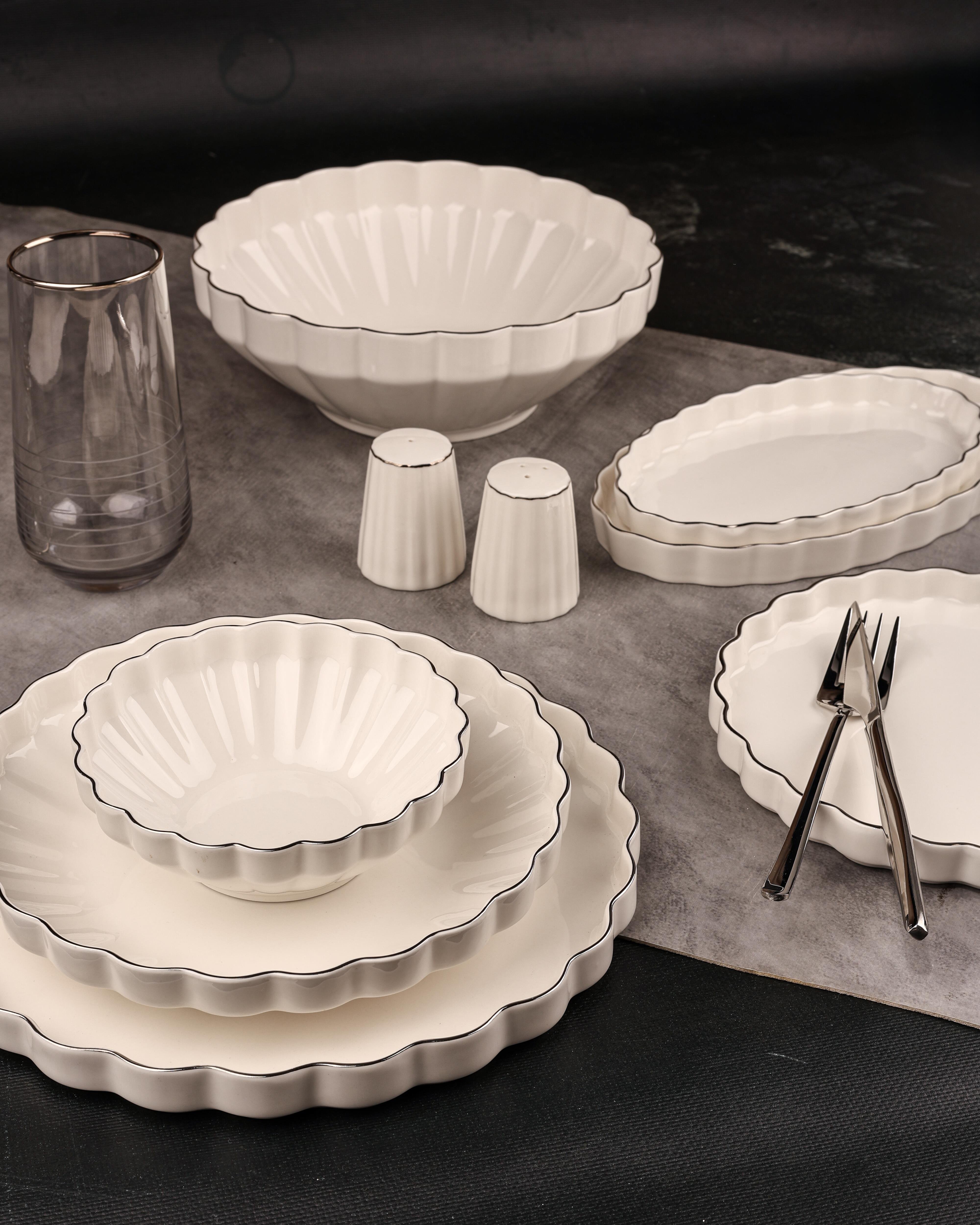 ROYAL CHARME-FLORİA SILVER 29 PARÇA YEMEK TAKIMI