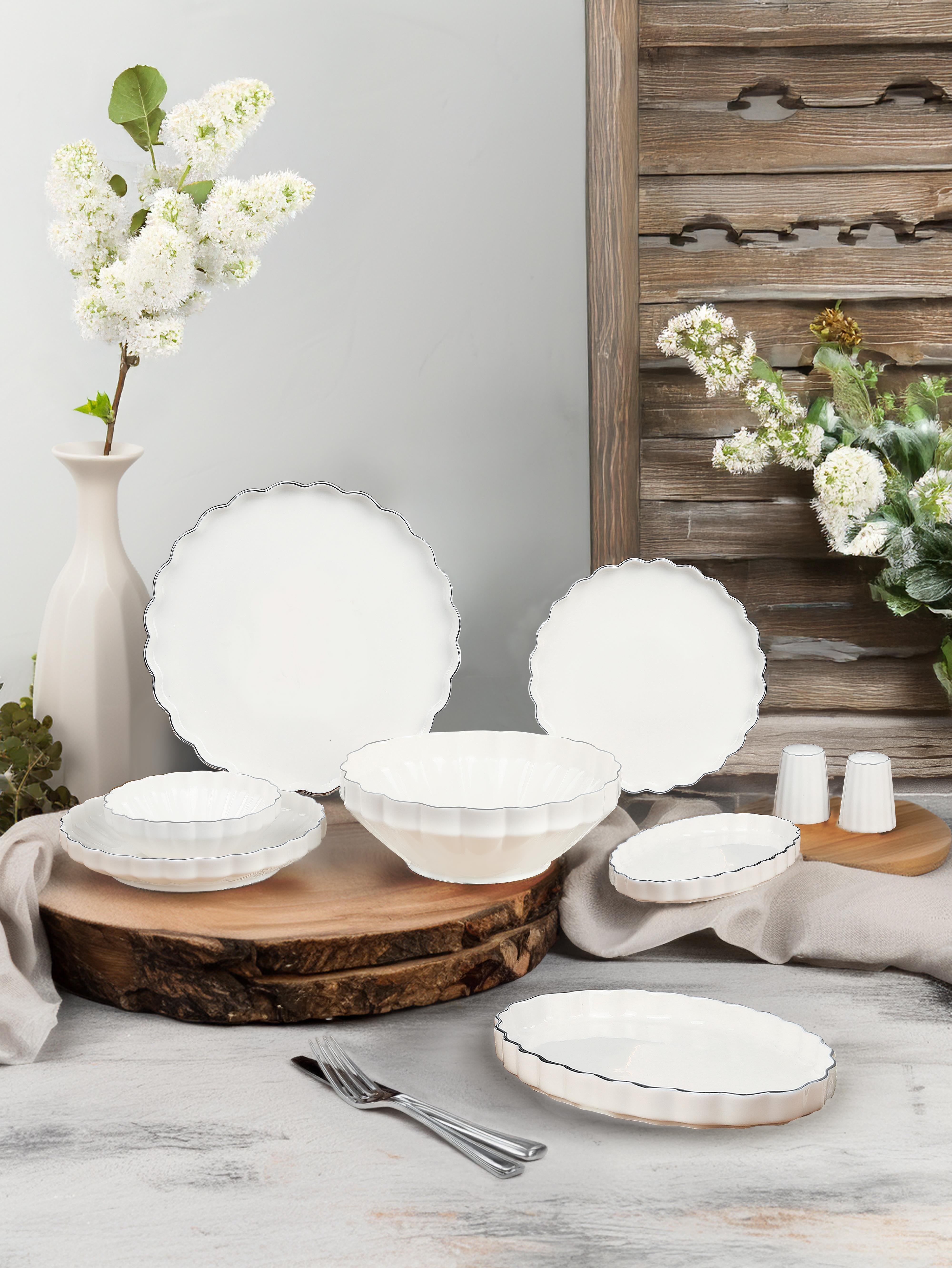 ROYAL CHARME-FLORİA SILVER 29 PARÇA YEMEK TAKIMI