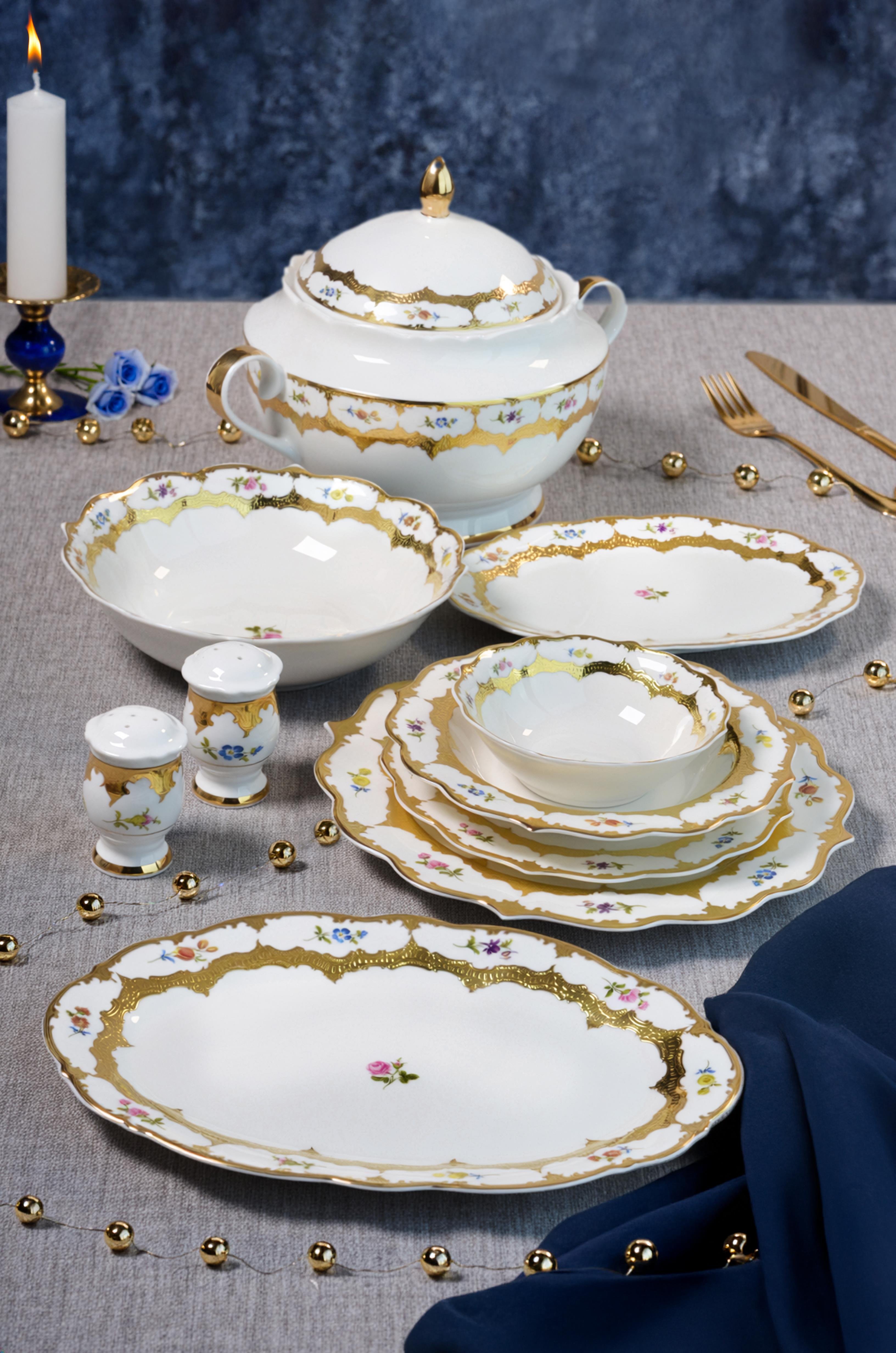 ROYAL CHARME-HERITAGE 60 PARÇA 24 K ALTIN YEMEK TAKIMI