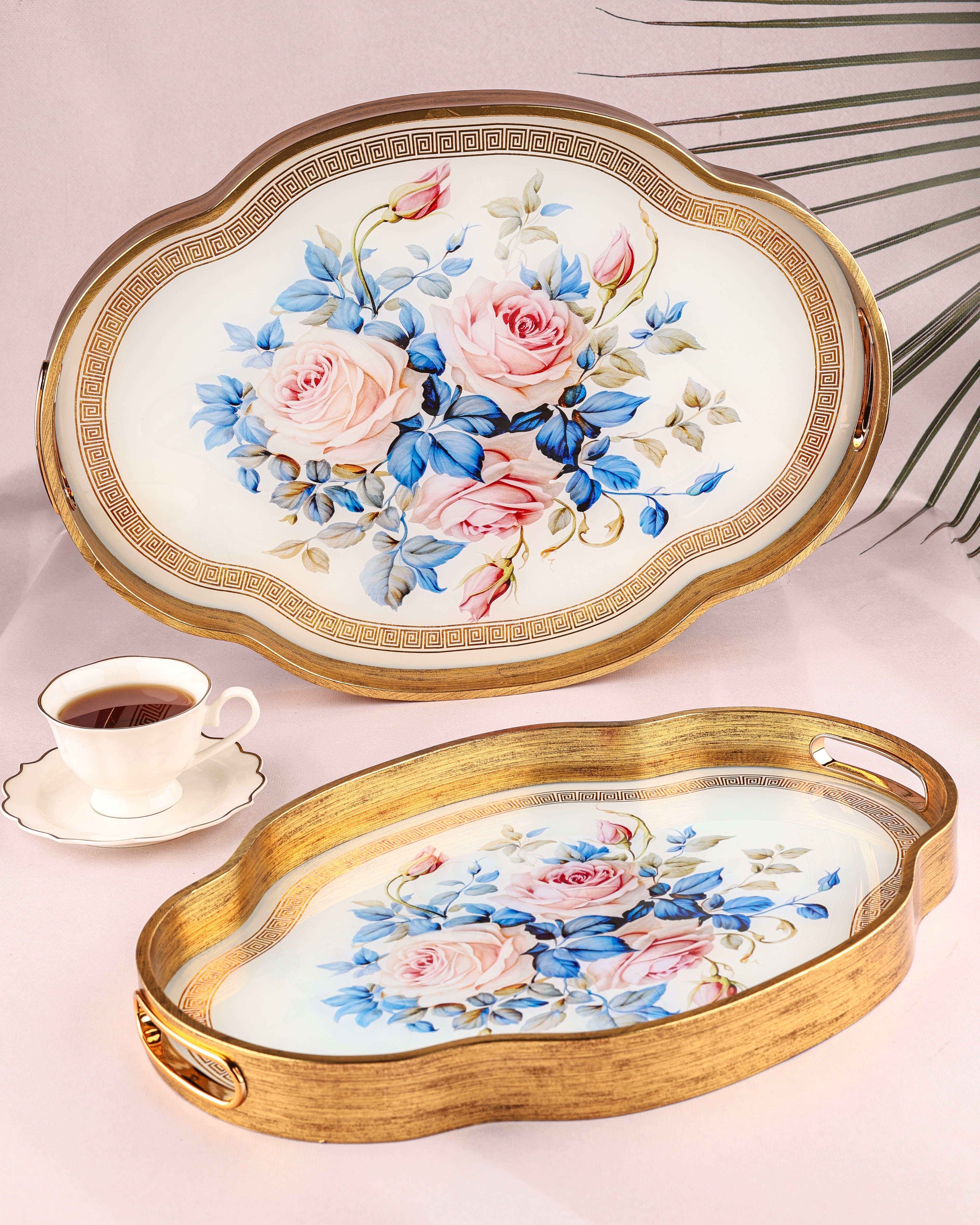 ROYAL CHARME-LOREN 2'Lİ DEKORATİF TEPSİ
