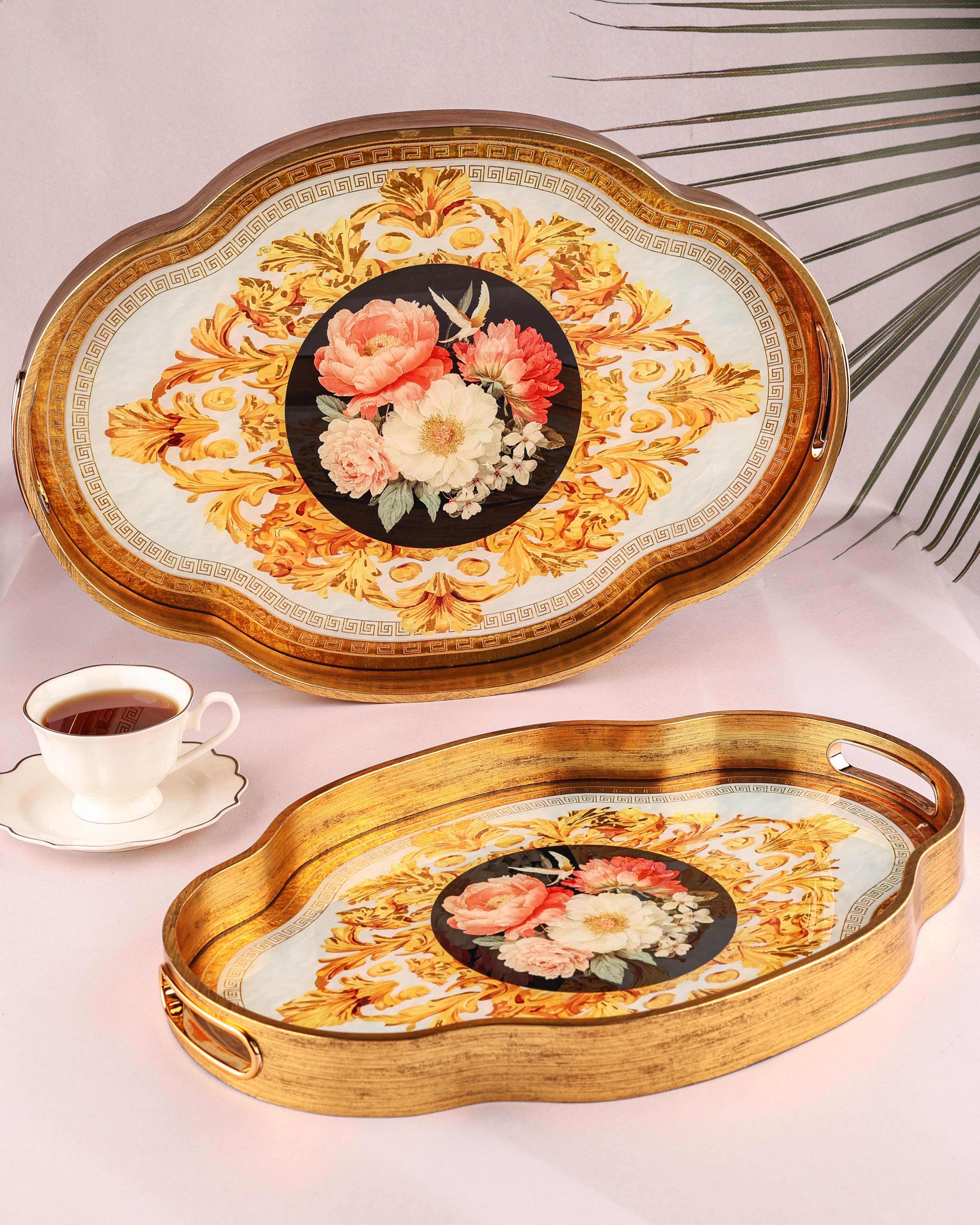 ROYAL CHARME-LOREN 2'Lİ DEKORATİF TEPSİ
