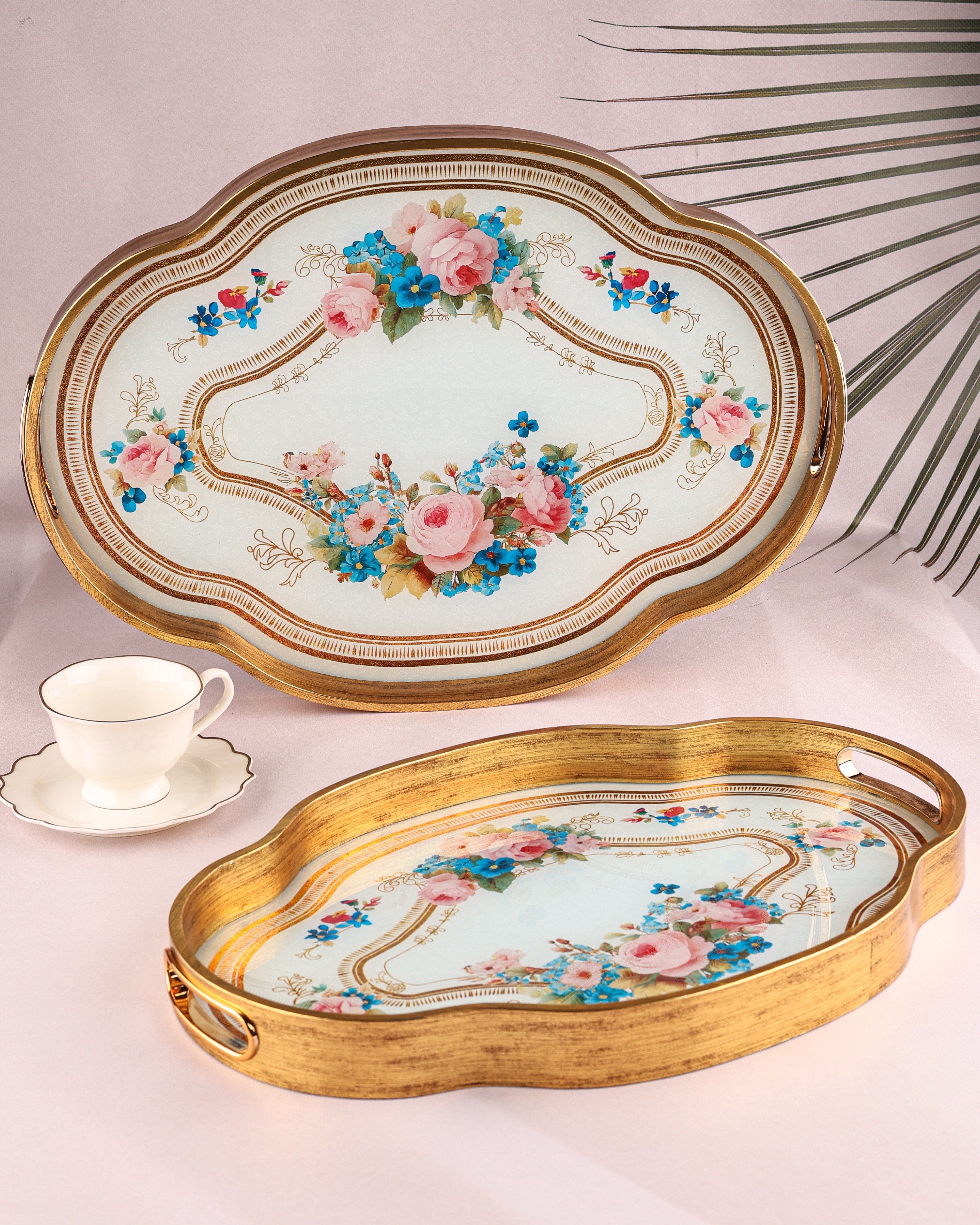 ROYAL CHARME-LOREN 2'Lİ DEKORATİF TEPSİ
