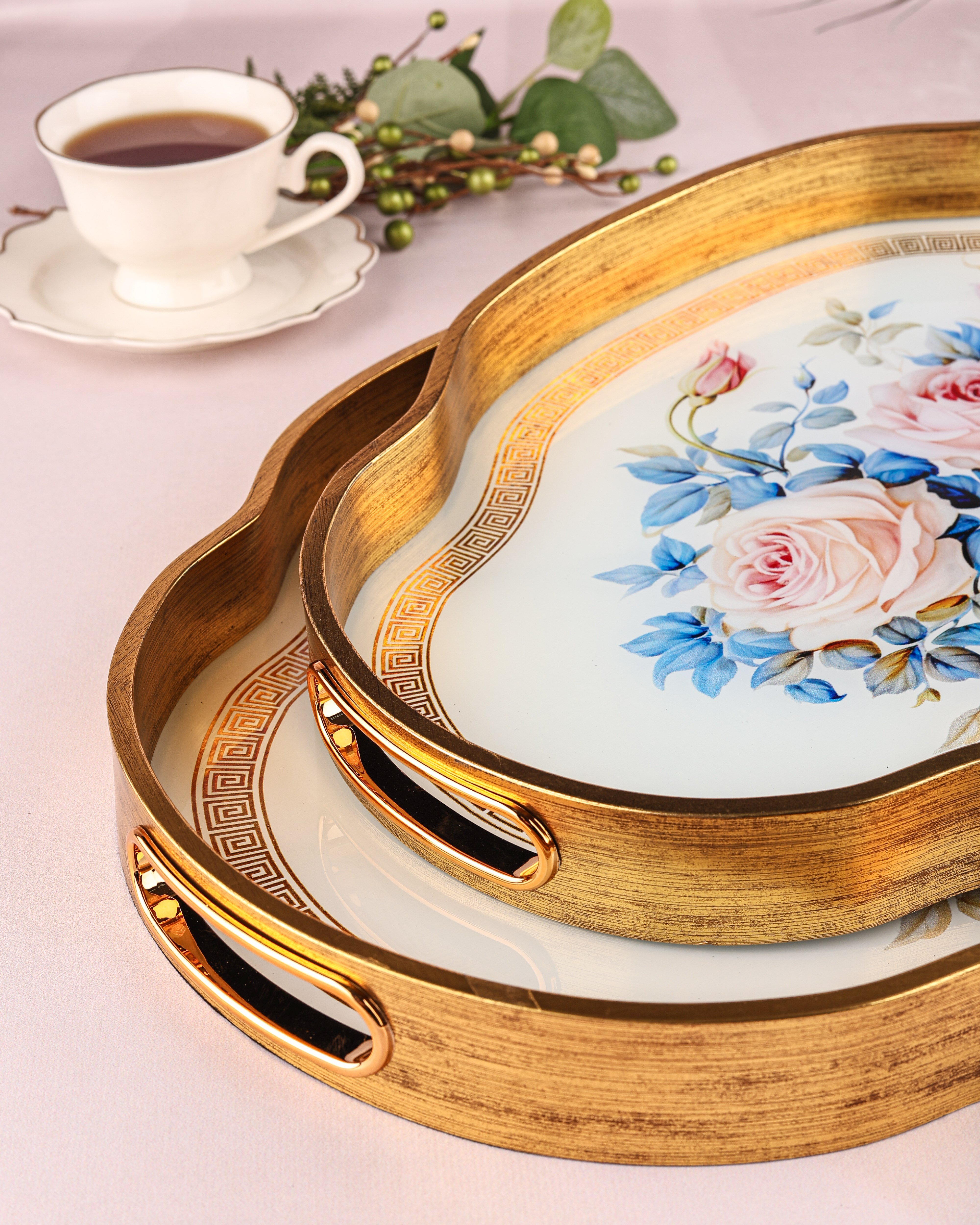 ROYAL CHARME-LOREN 2'Lİ DEKORATİF TEPSİ