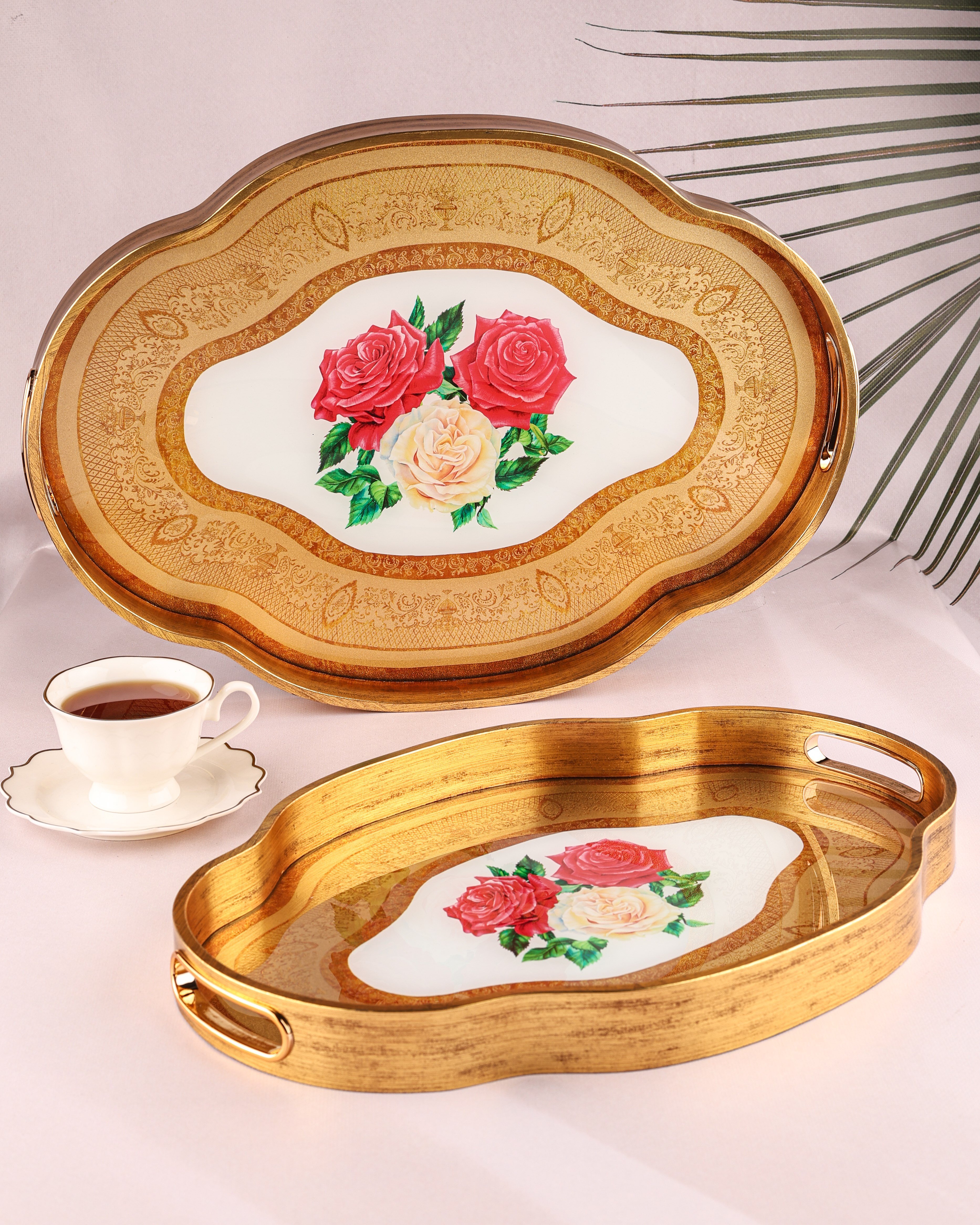 ROYAL CHARME-LOREN 2'Lİ DEKORATİF TEPSİ