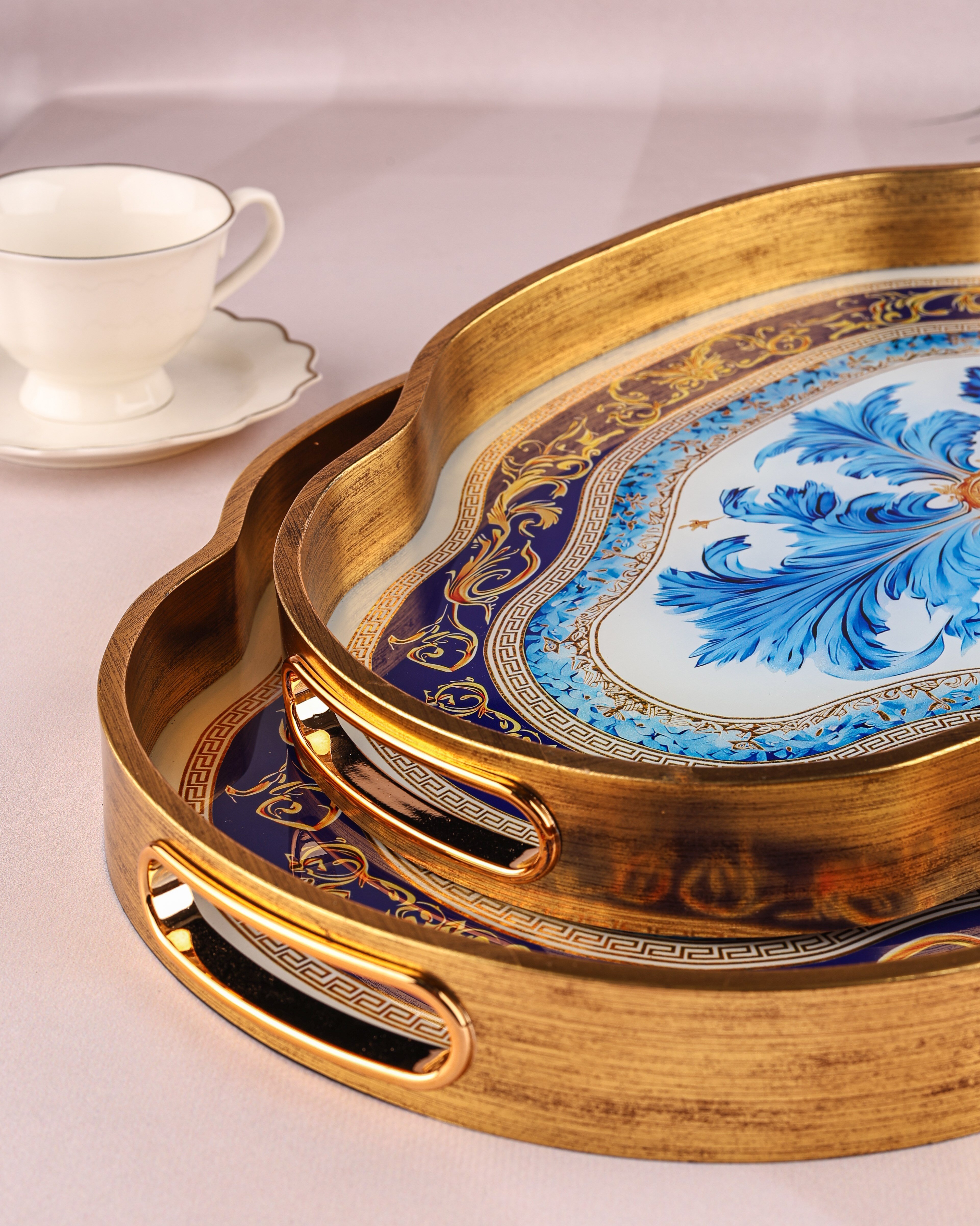 ROYAL CHARME-LOREN 2'Lİ DEKORATİF TEPSİ