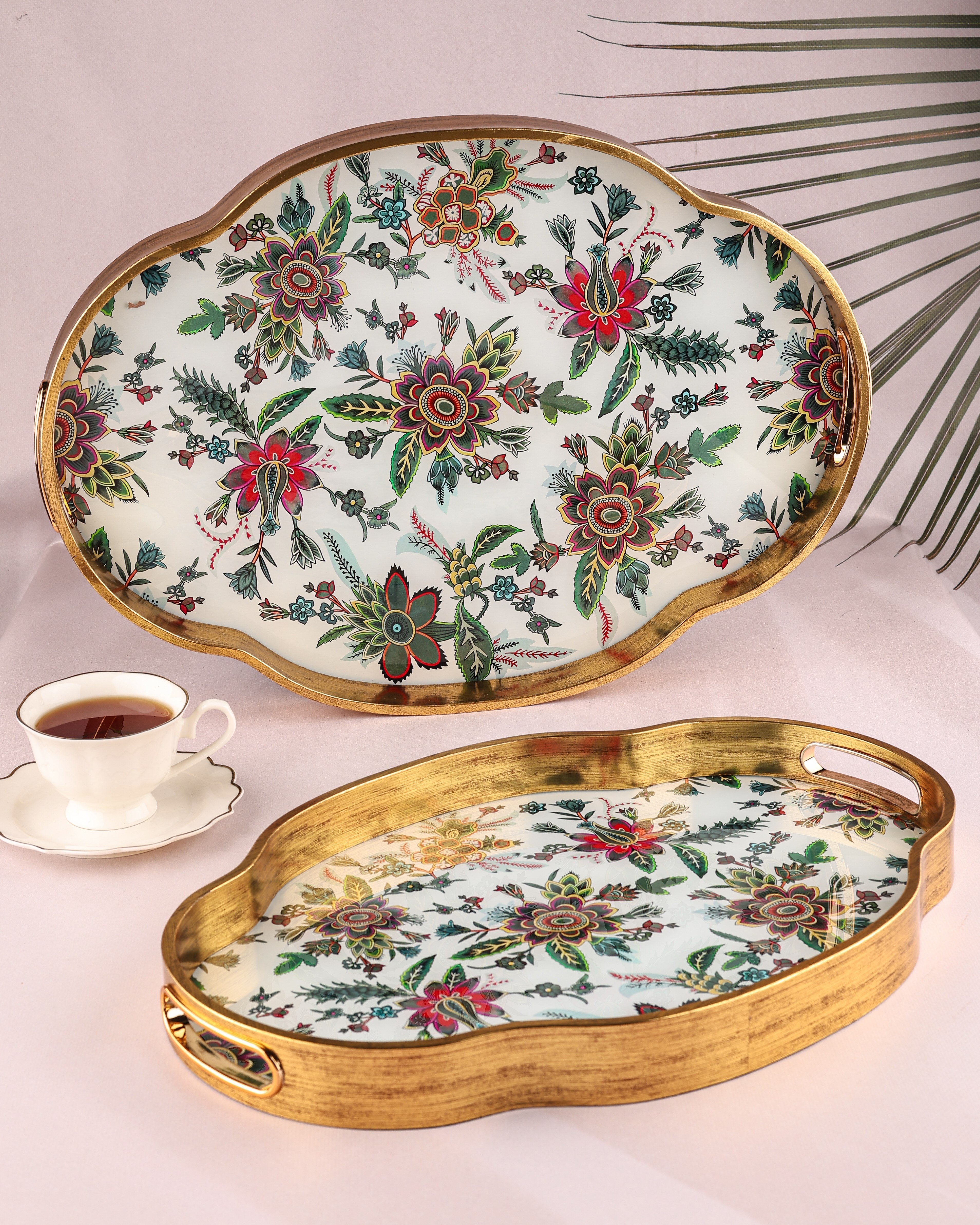 ROYAL CHARME-LOREN 2'Lİ DEKORATİF TEPSİ
