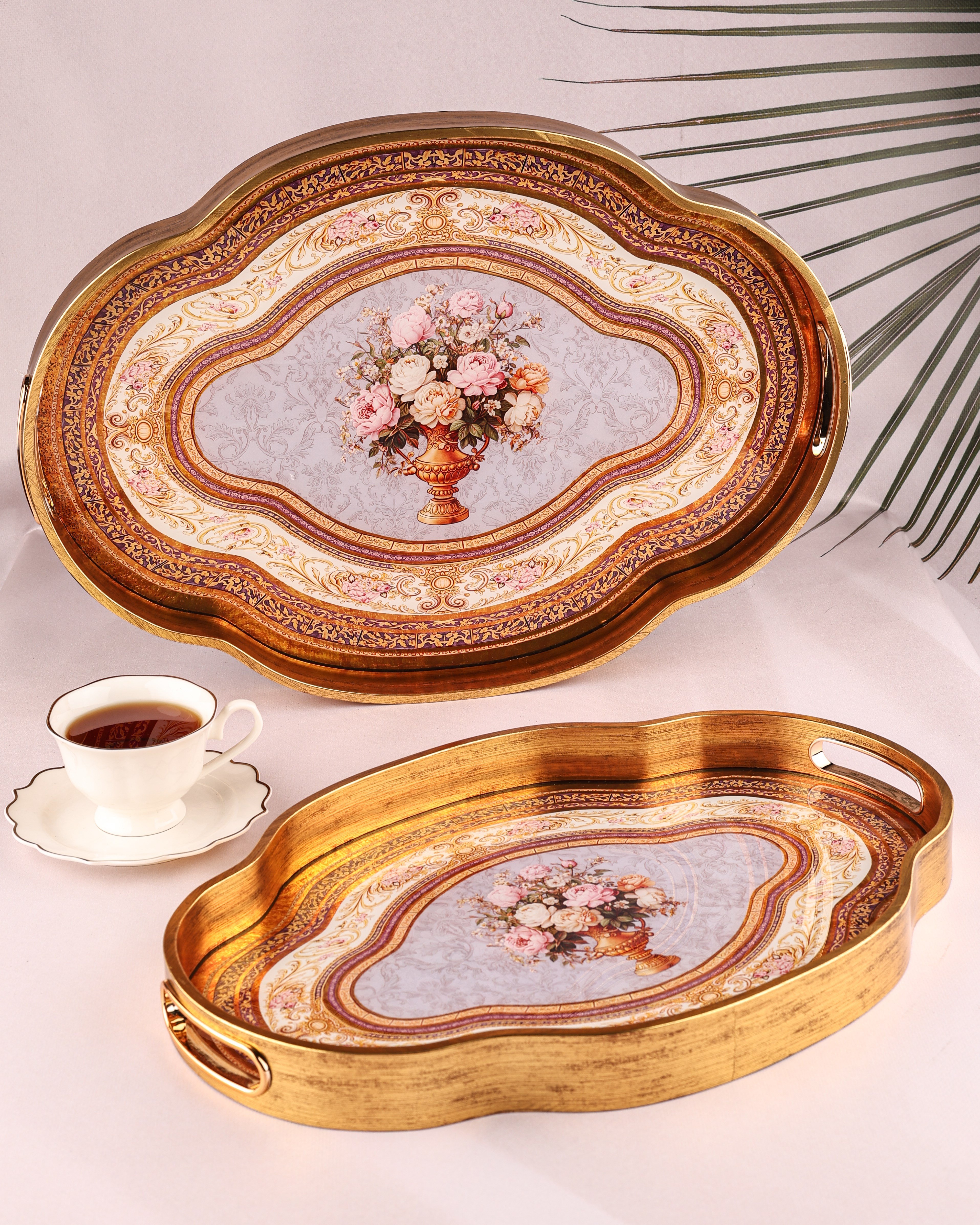 ROYAL CHARME-LOREN 2'Lİ DEKORATİF TEPSİ