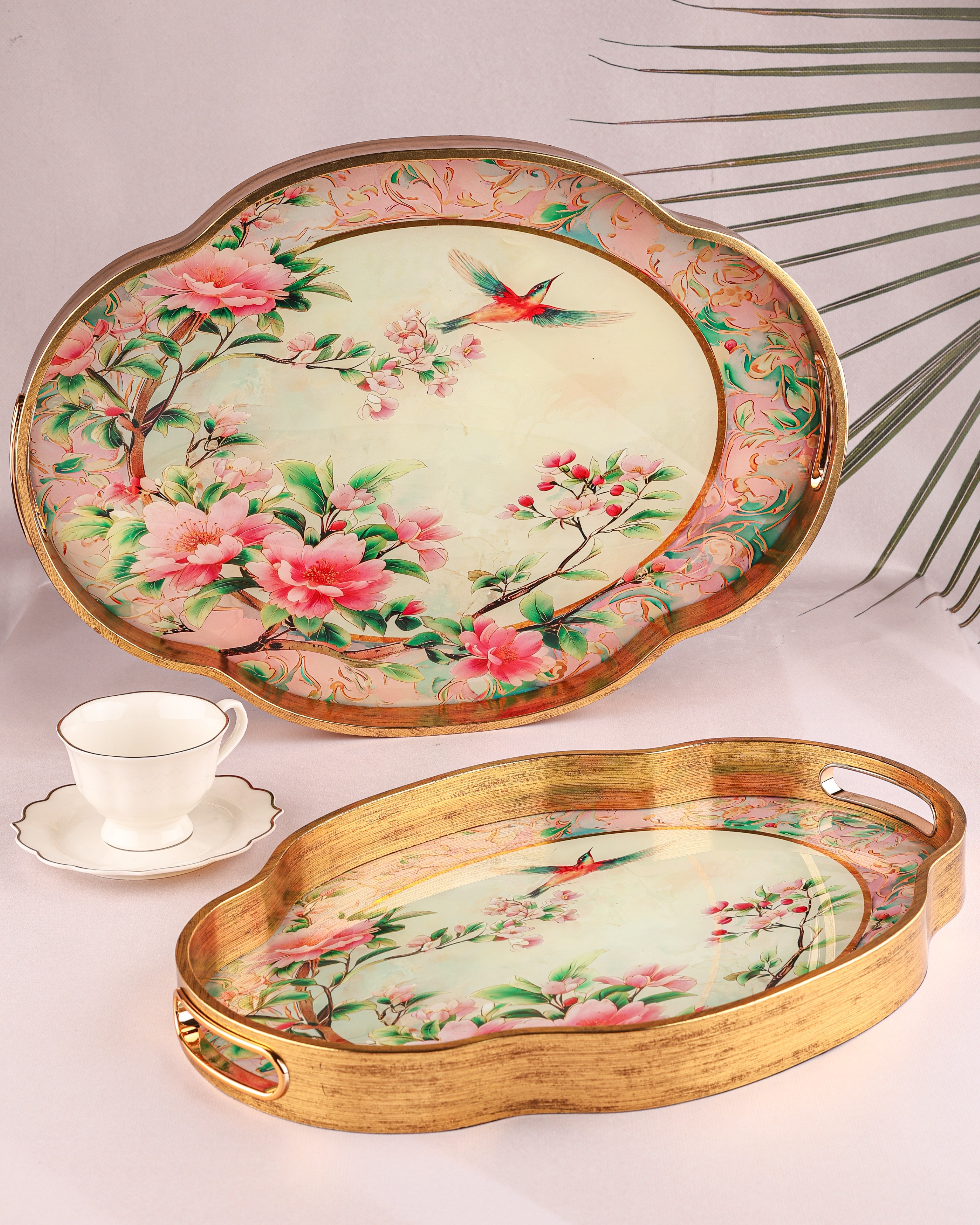 ROYAL CHARME-LOREN 2'Lİ DEKORATİF TEPSİ