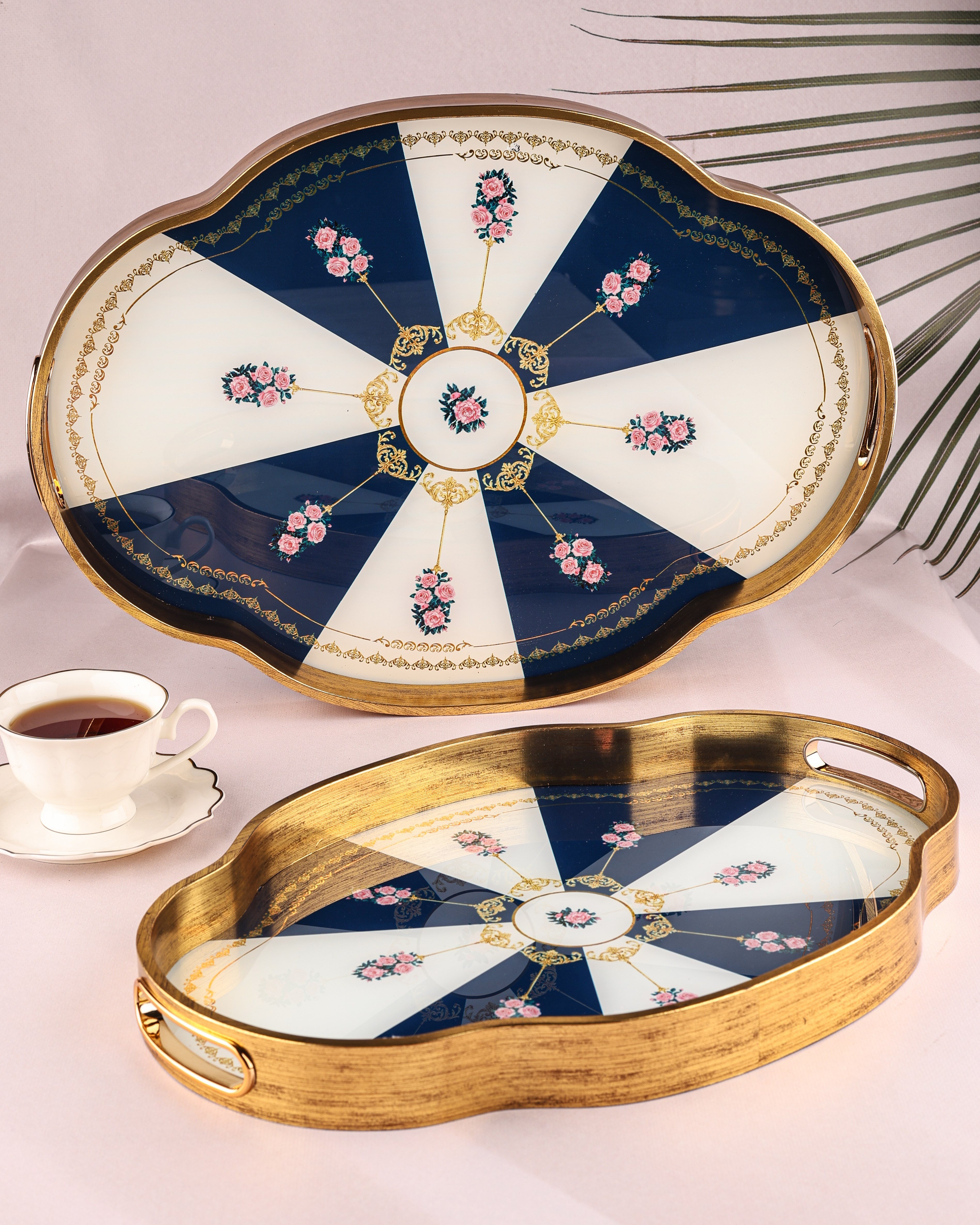 ROYAL CHARME-LOREN 2'Lİ DEKORATİF TEPSİ