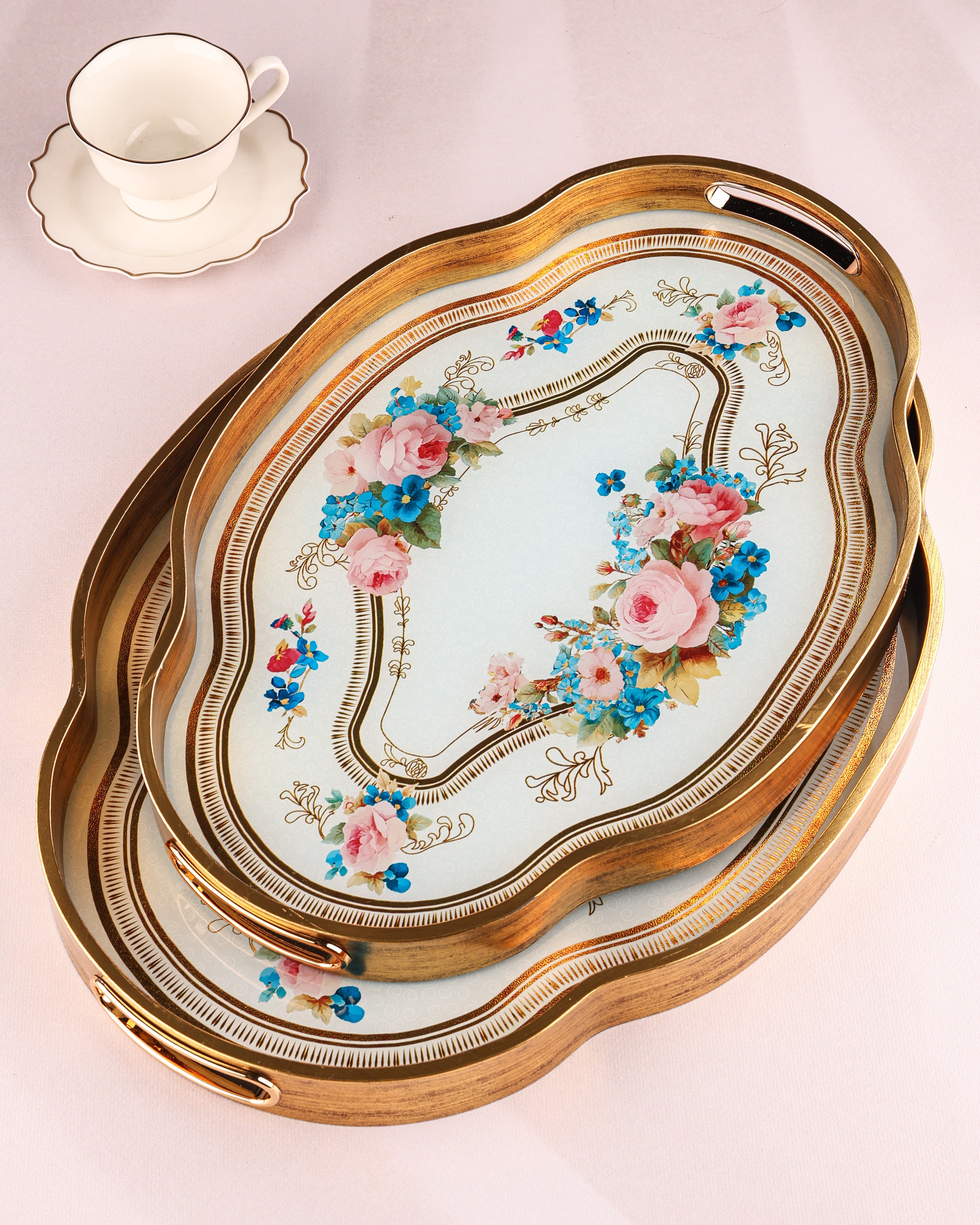ROYAL CHARME-LOREN 2'Lİ DEKORATİF TEPSİ