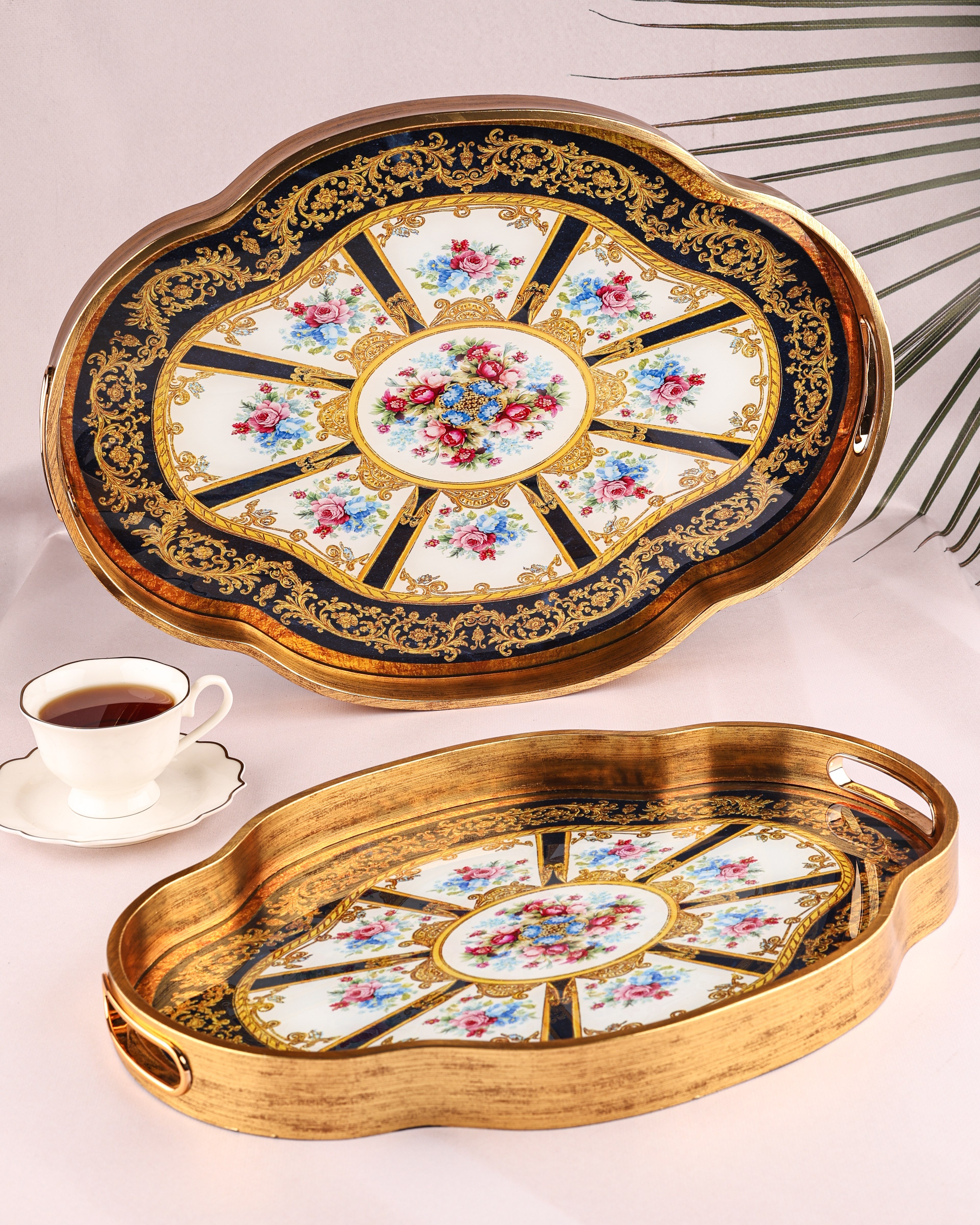 ROYAL CHARME-LOREN 2'Lİ DEKORATİF TEPSİ