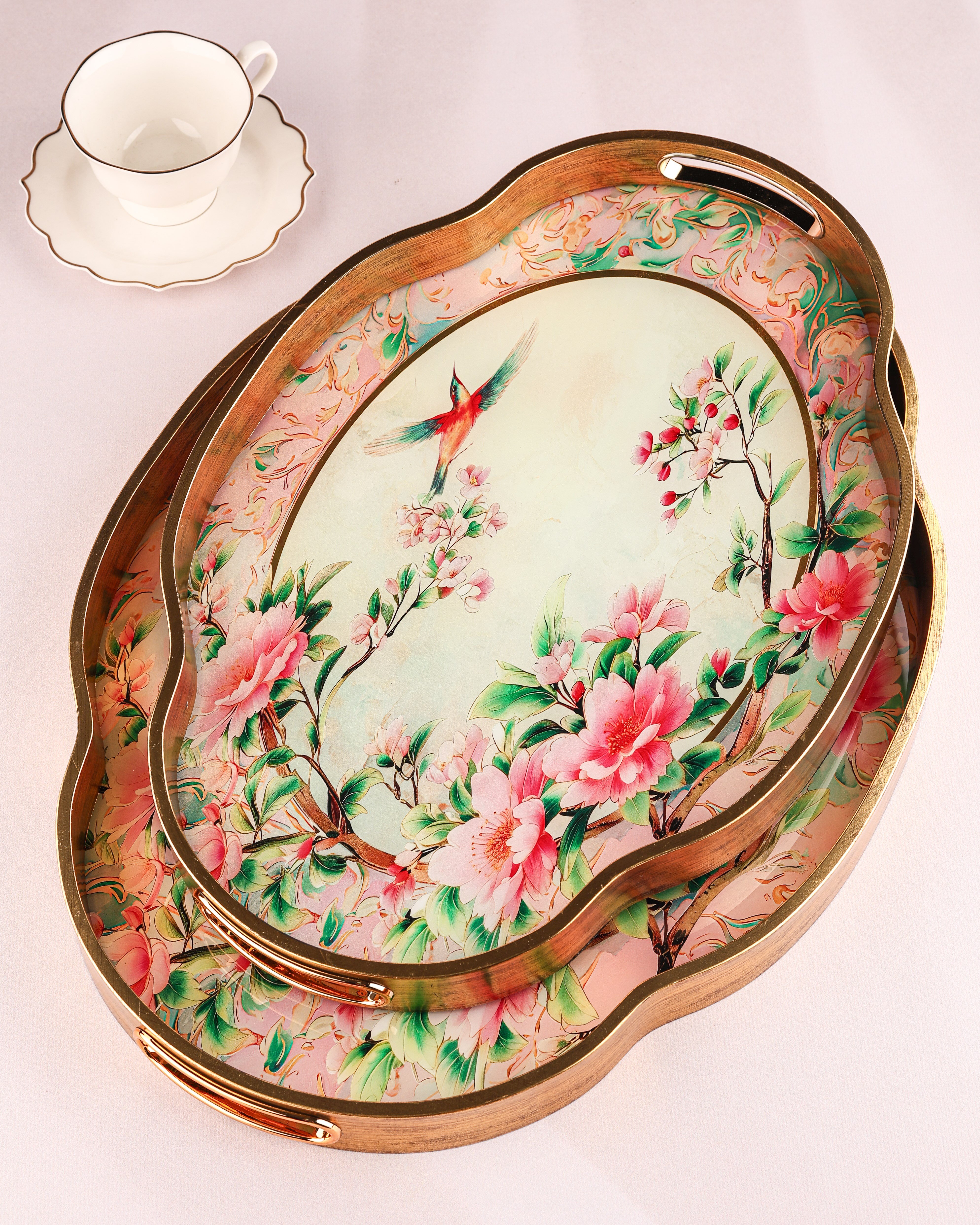 ROYAL CHARME-LOREN 2'Lİ DEKORATİF TEPSİ