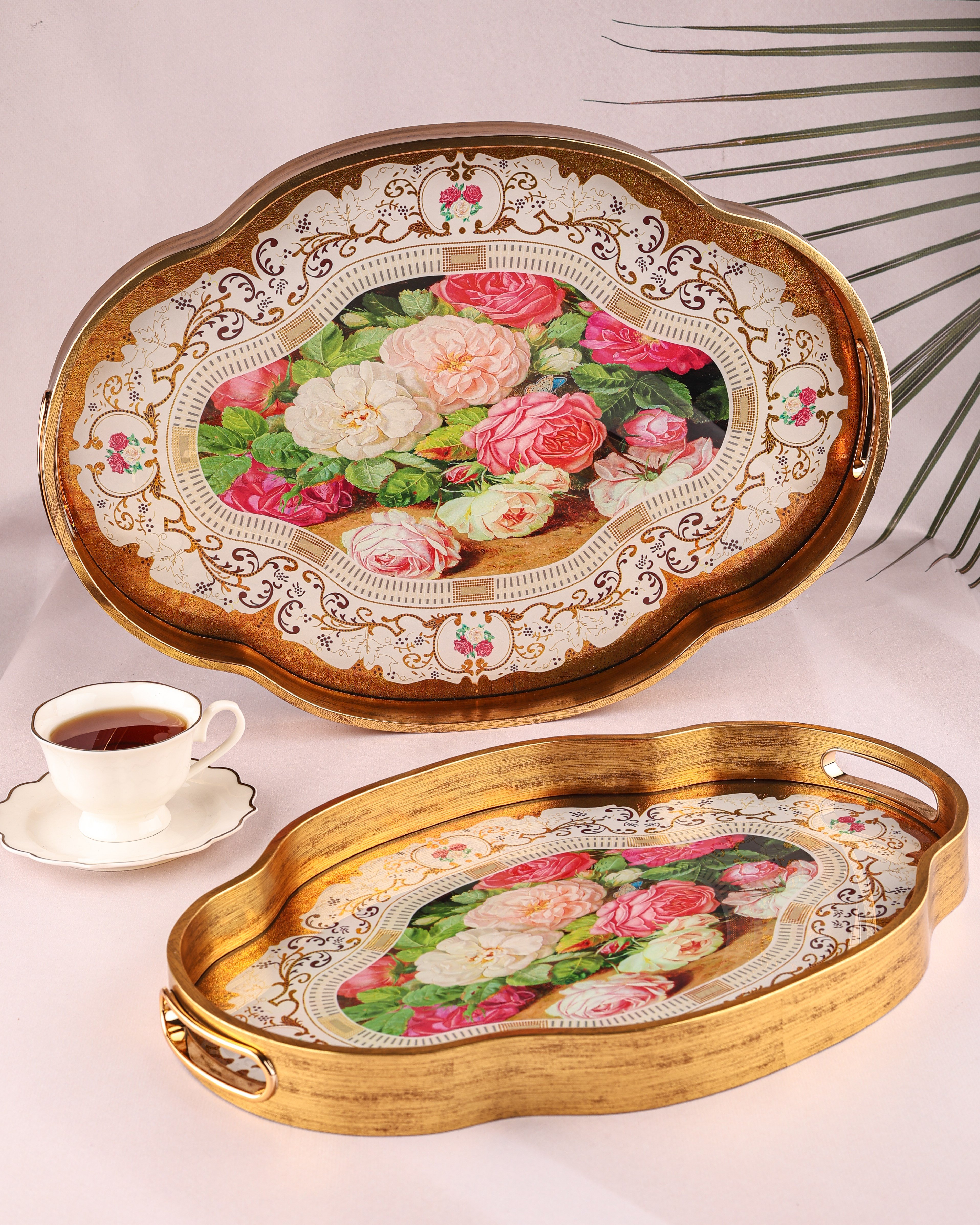 ROYAL CHARME-LOREN 2'Lİ DEKORATİF TEPSİ