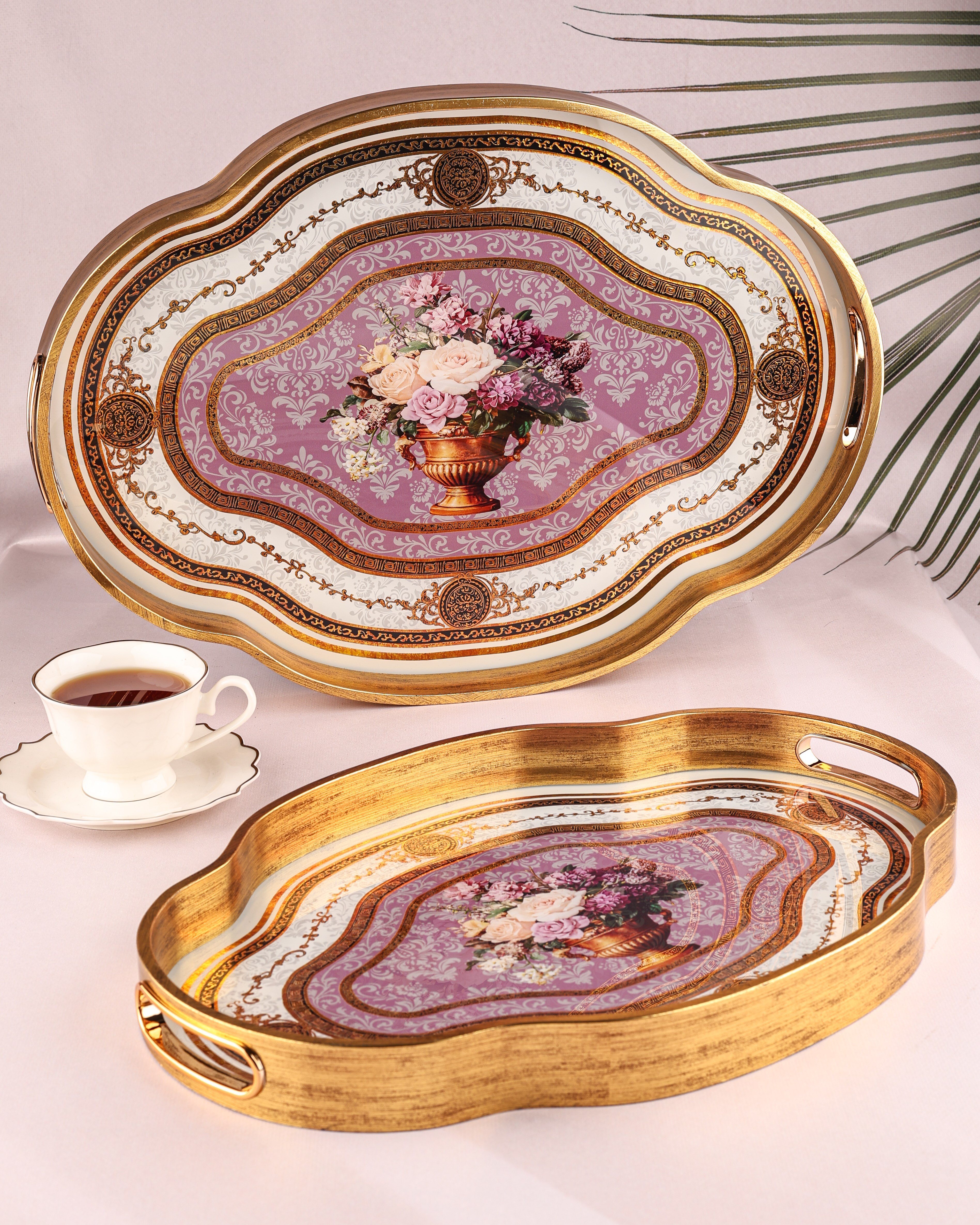 ROYAL CHARME-LOREN 2'Lİ DEKORATİF TEPSİ