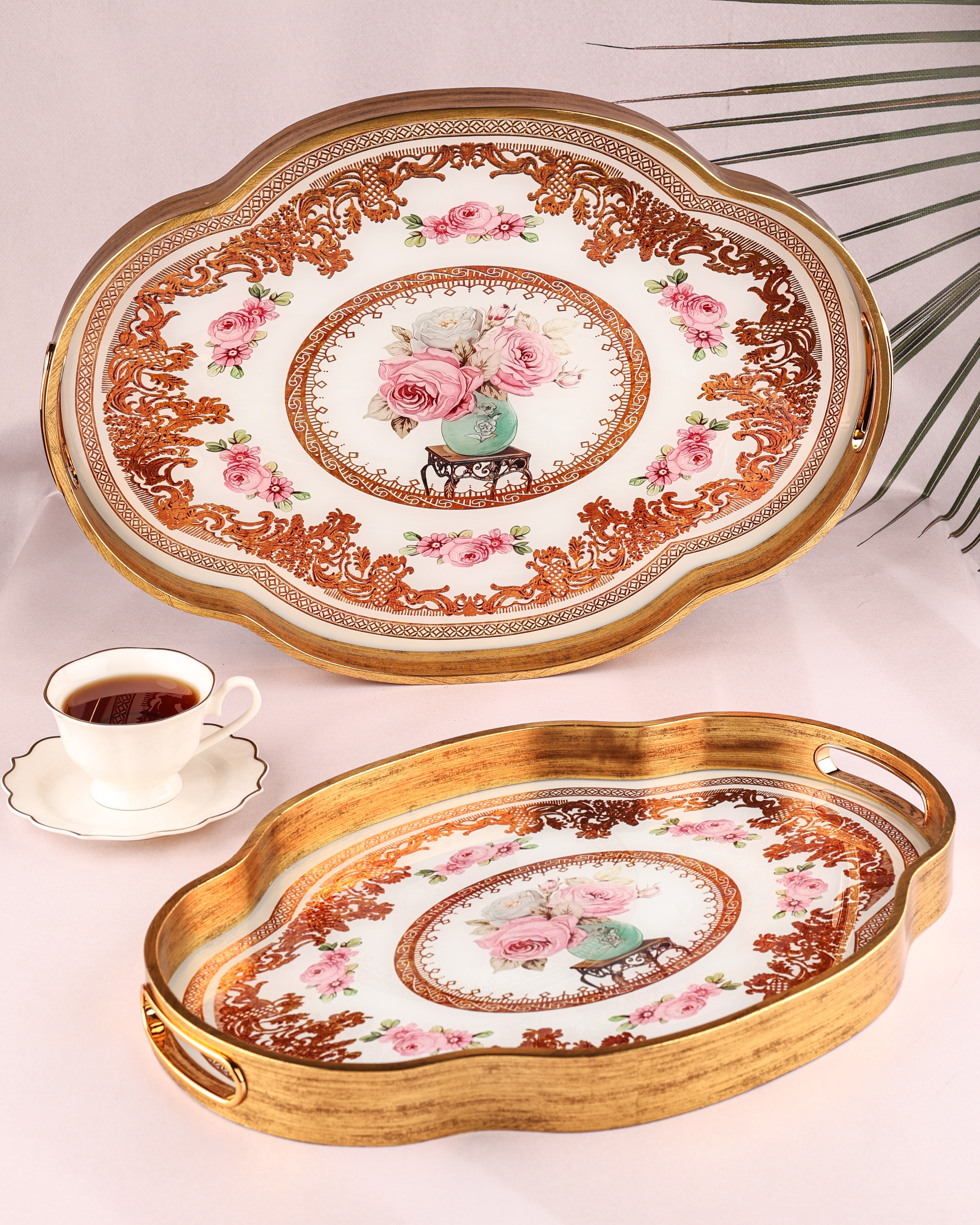 ROYAL CHARME-LOREN 2'Lİ DEKORATİF TEPSİ