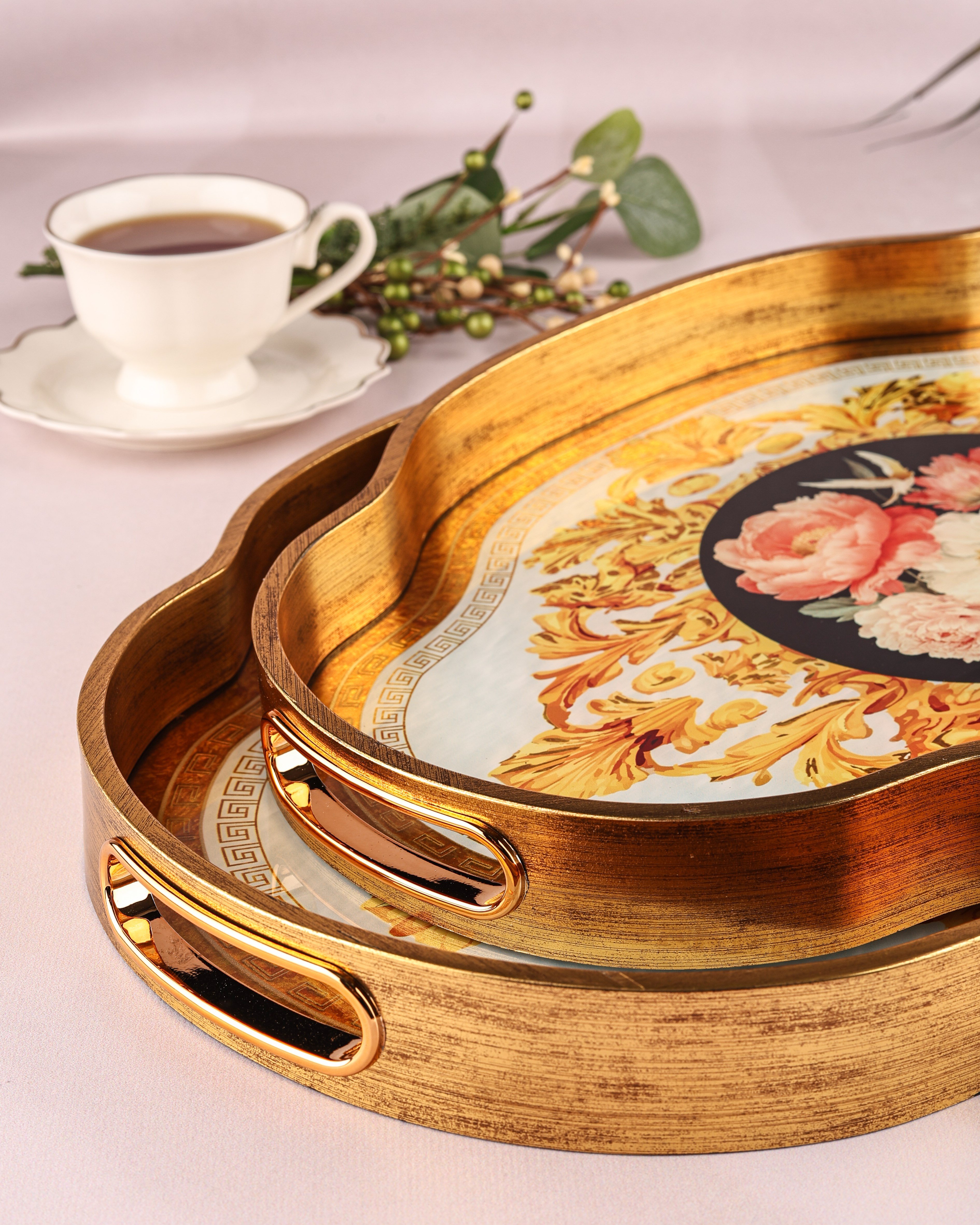 ROYAL CHARME-LOREN 2'Lİ DEKORATİF TEPSİ