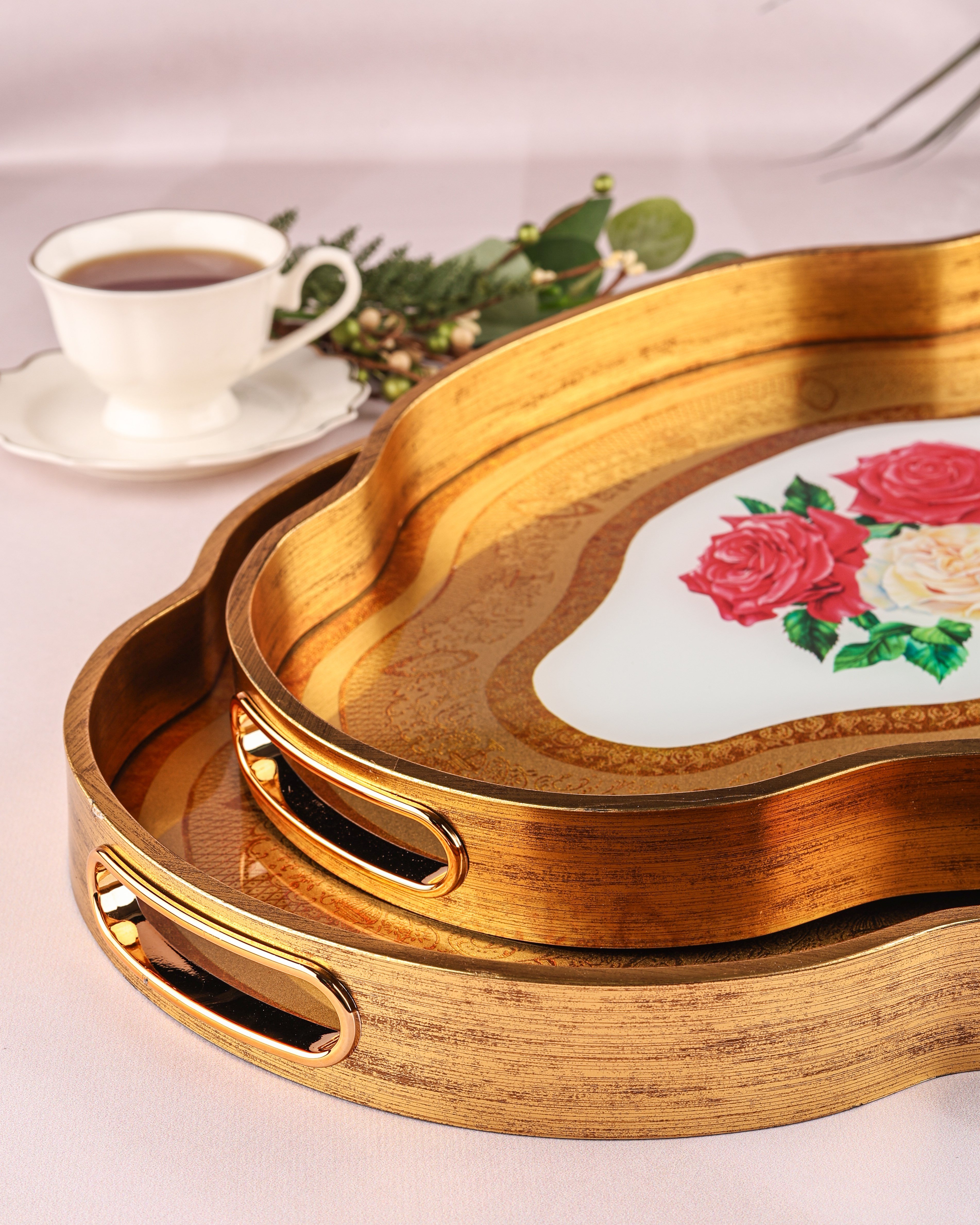 ROYAL CHARME-LOREN 2'Lİ DEKORATİF TEPSİ