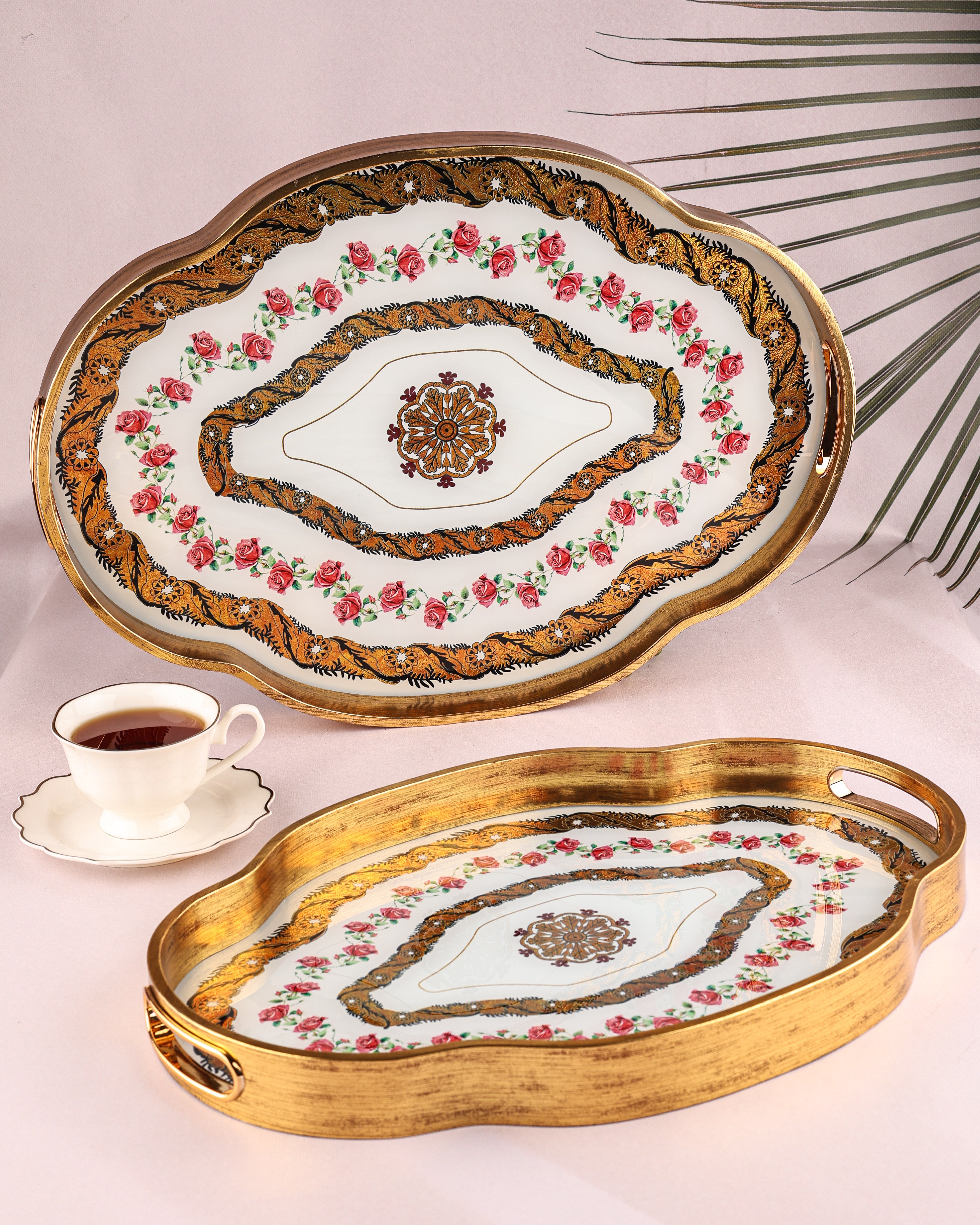 ROYAL CHARME-LOREN 2'Lİ DEKORATİF TEPSİ