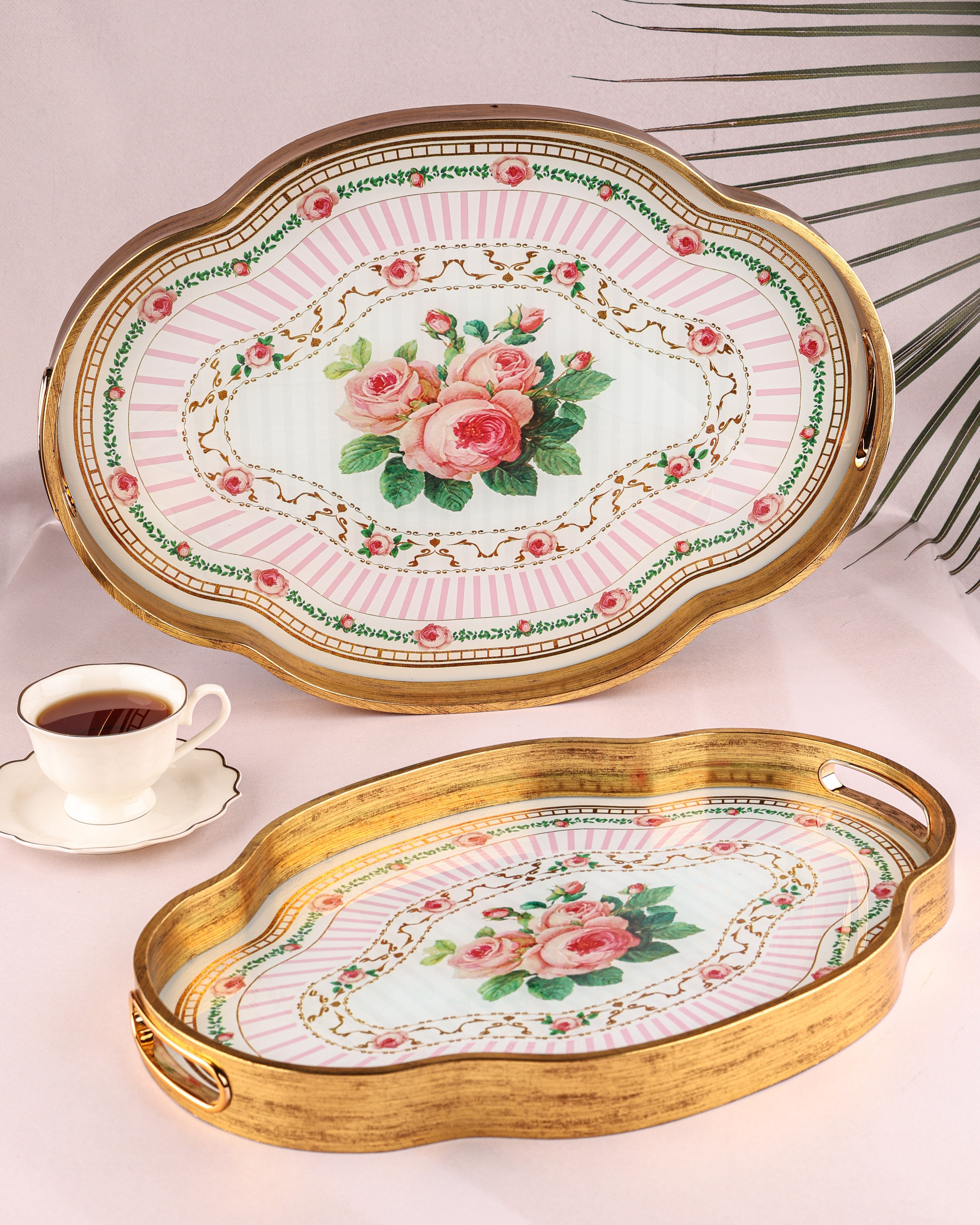 ROYAL CHARME-LOREN 2'Lİ DEKORATİF TEPSİ