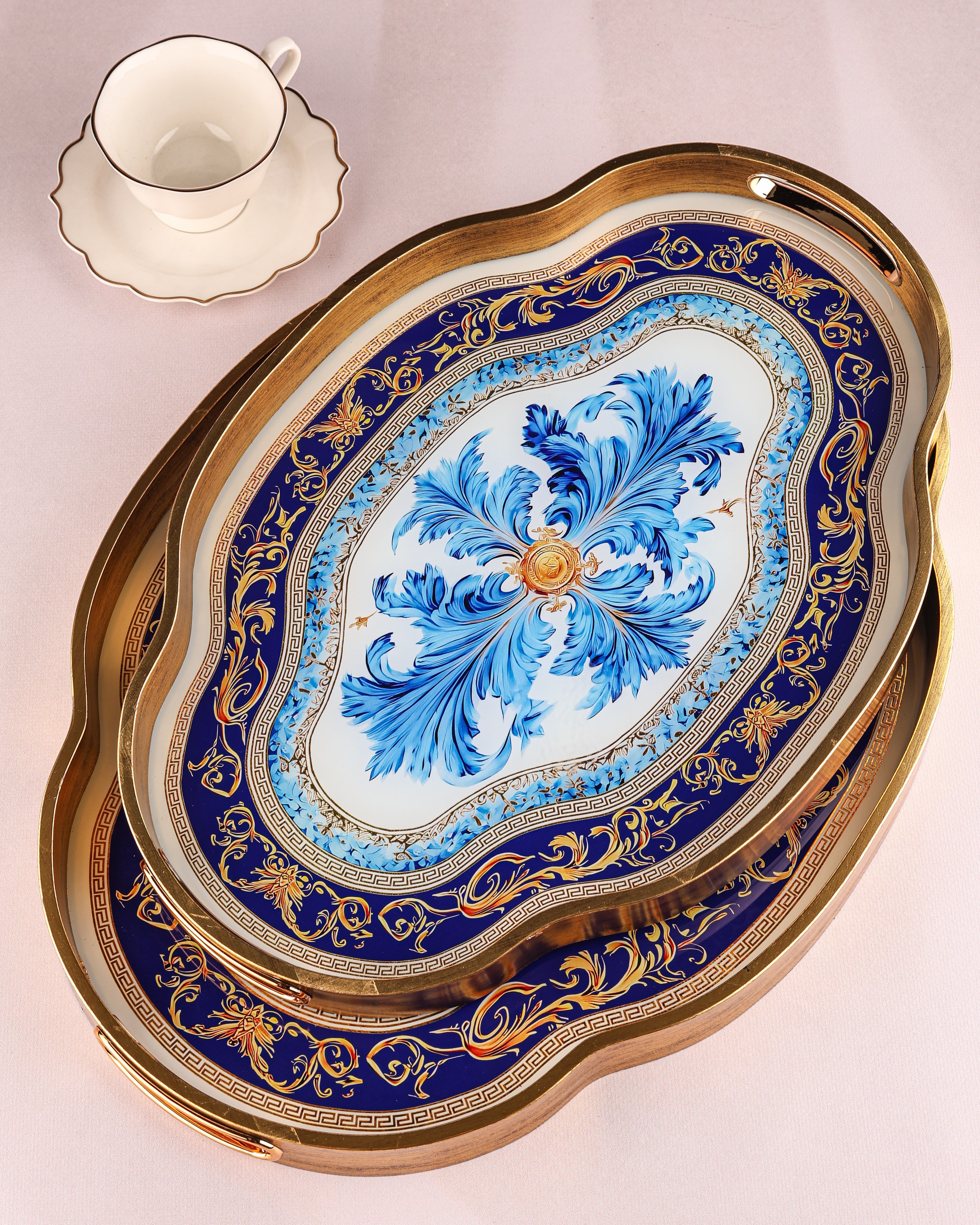 ROYAL CHARME-LOREN 2'Lİ DEKORATİF TEPSİ