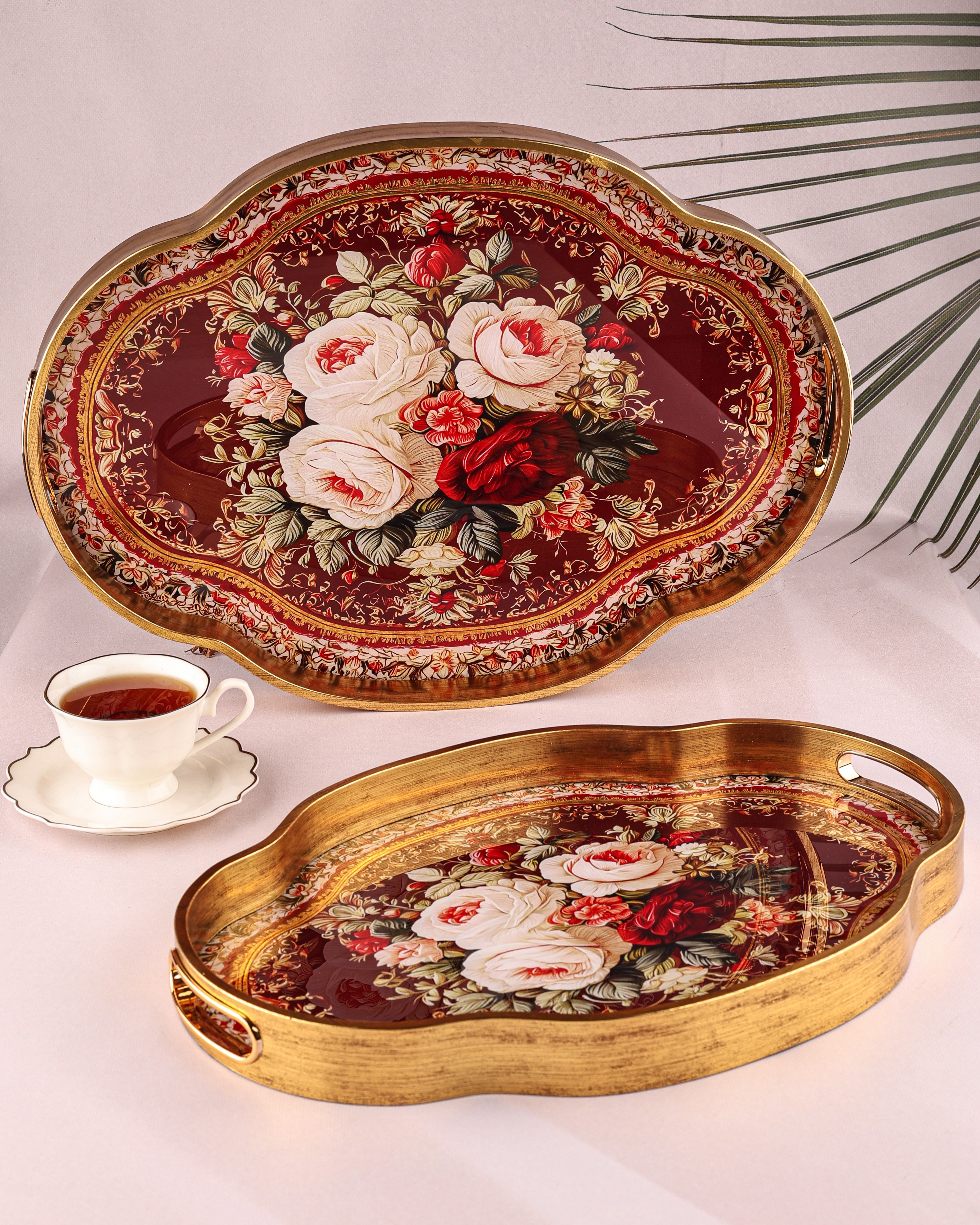 ROYAL CHARME-LOREN 2'Lİ DEKORATİF TEPSİ