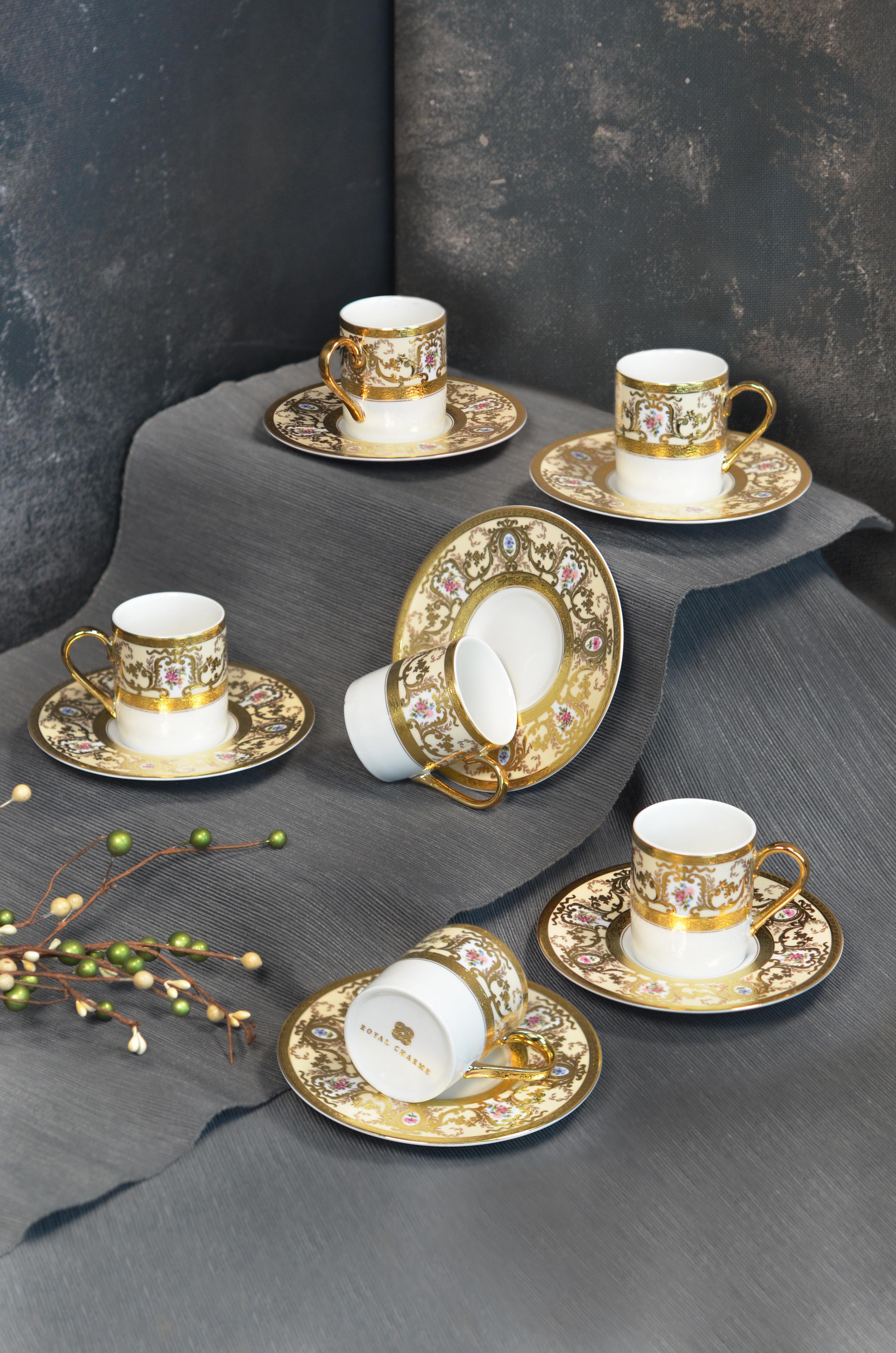 ROYAL CHARME-RENAISSANCE 24 K. ALTIN KAHVE FİNCANI