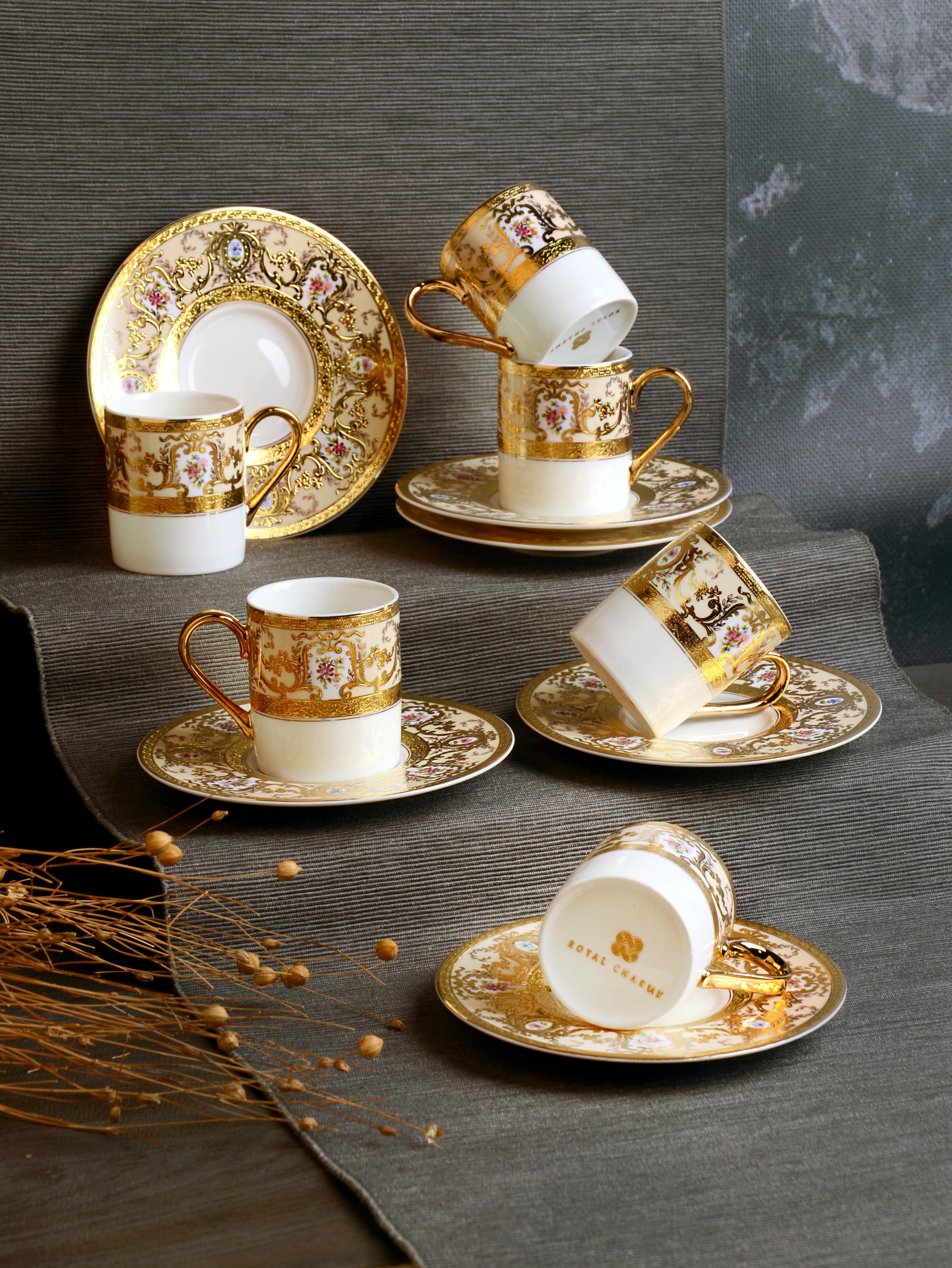 ROYAL CHARME-RENAISSANCE 24 K. ALTIN KAHVE FİNCANI