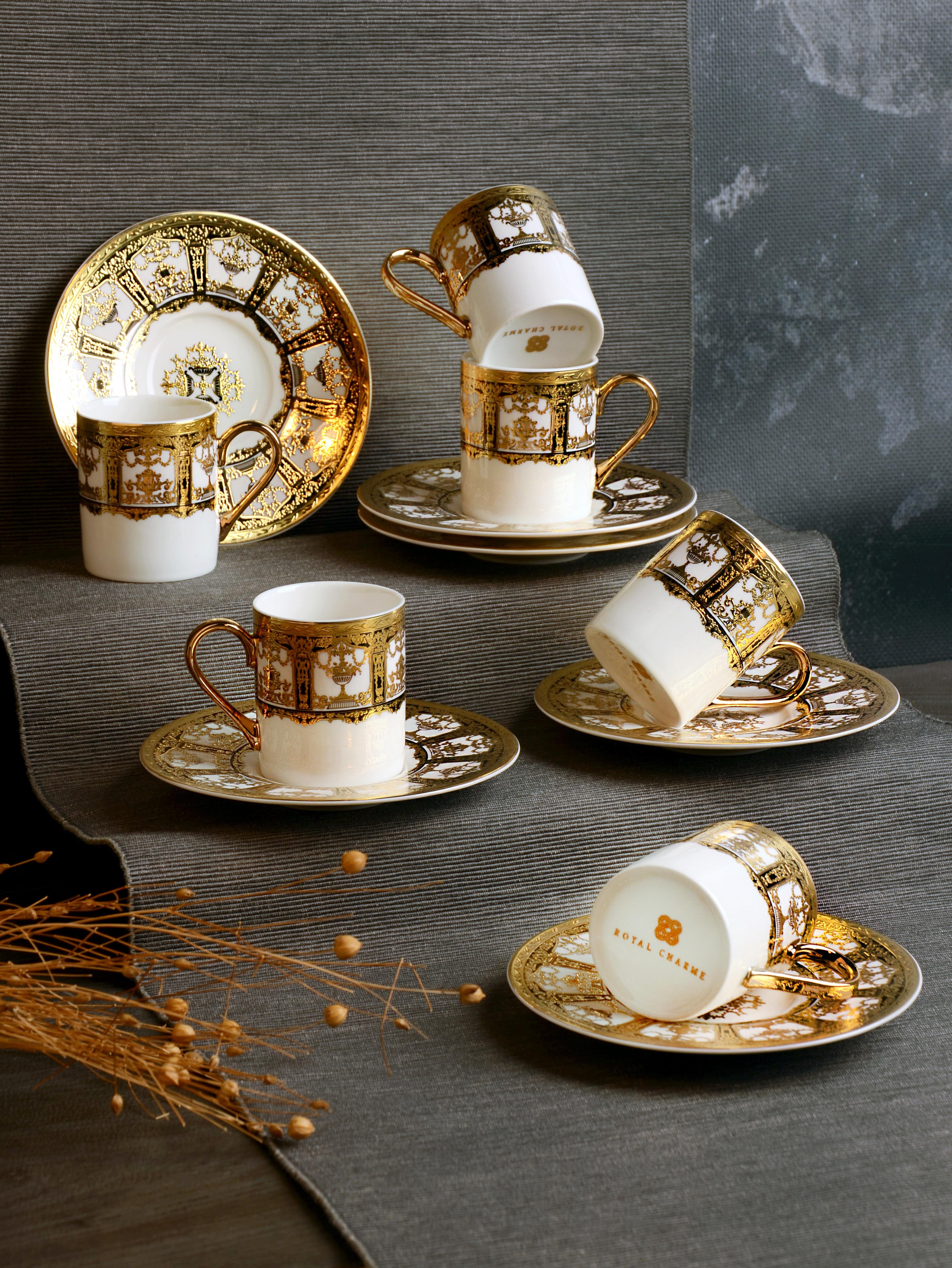 ROYAL CHARME-WINDSOR 24 K. ALTIN KAHVE FİNCANI