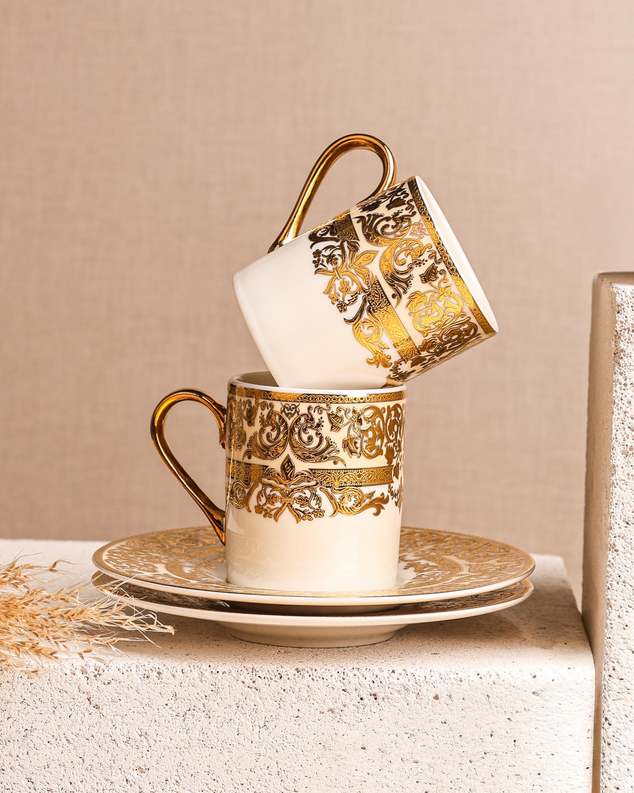 ROYAL CHARME-WORCESTER 24 K. ALTIN KAHVE FİNCANI