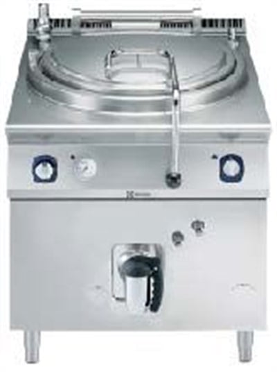 Electrolux 150 lt Gazlı Silindirik Kaynatma Kazanı Aısı316 İndirek Isıtmalı Basınç Sviçli 800 mm 24 Gaz Kw 010 Elek Kw 2 80*93*8