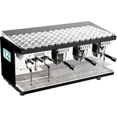 Elektra Kup 3 Grubu İnci Siyahı Ticari Espresso Makinesi