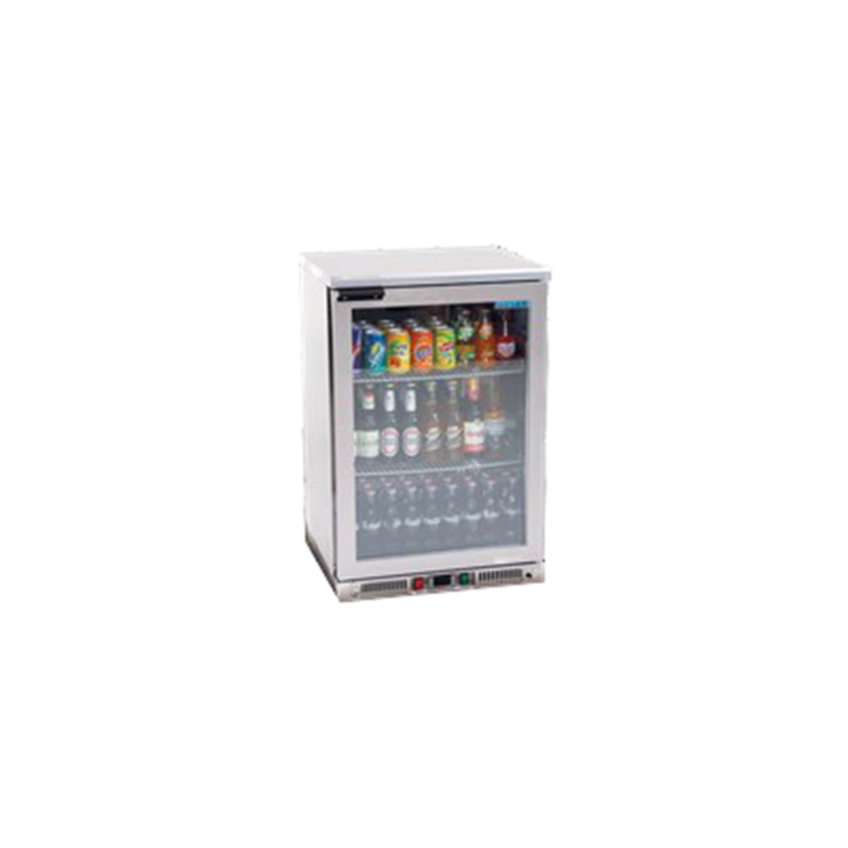 Frenox Bar Buzdolabı 2 ve 8 C Paslanmaz Gövde 59 5*50*91 cm Çarpma Kapılı