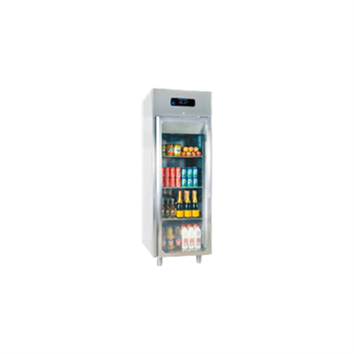 Frenox Dik Tip Buzdolabı Monolok Gizli Soğutucu Cam Kapılı 10 22 70*81*205 cm