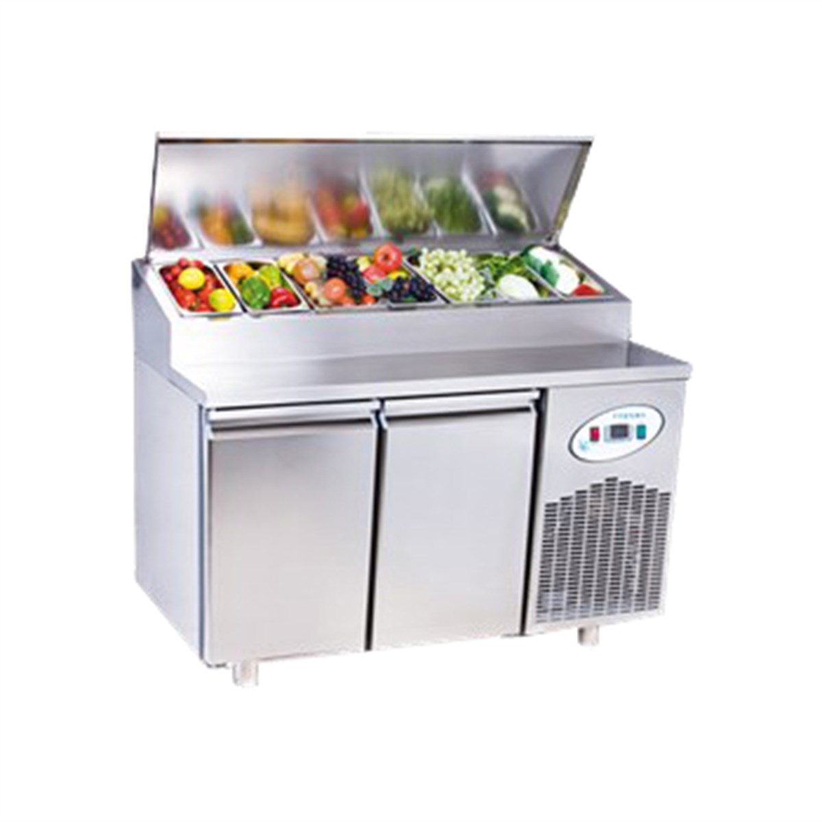 Frenox Salata Pizza Hazırlık Makeup Tezgaha Monte 140*80*109 cm 2 ve 8 C