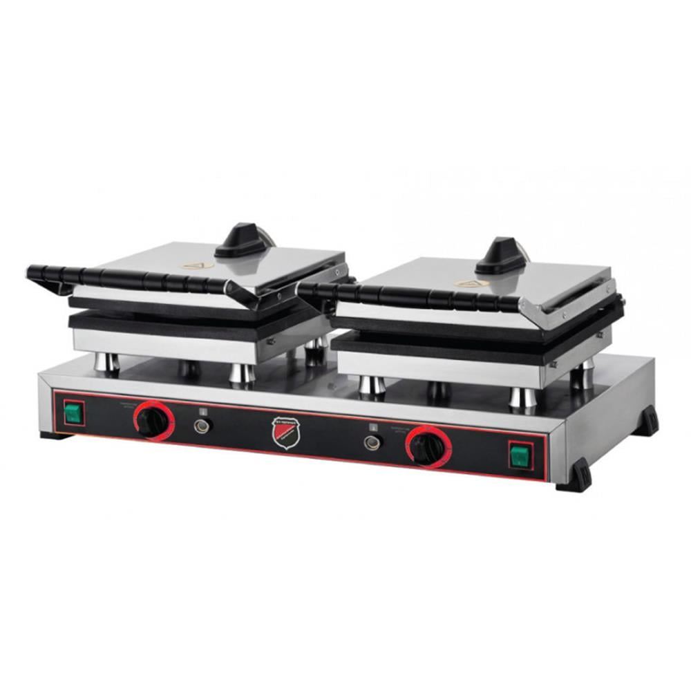 Işıkgaz Çiftli Çiçek Waffle Makinesi  70 x 43 x 30