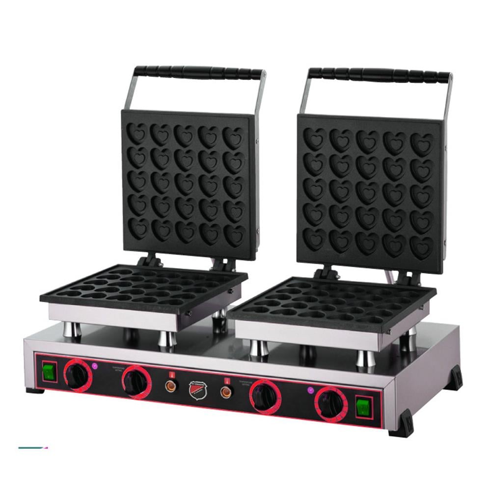 Işıkgaz Çiftli Kalpli Kapaklı Waffle Makinesi 70 x 43 x 30