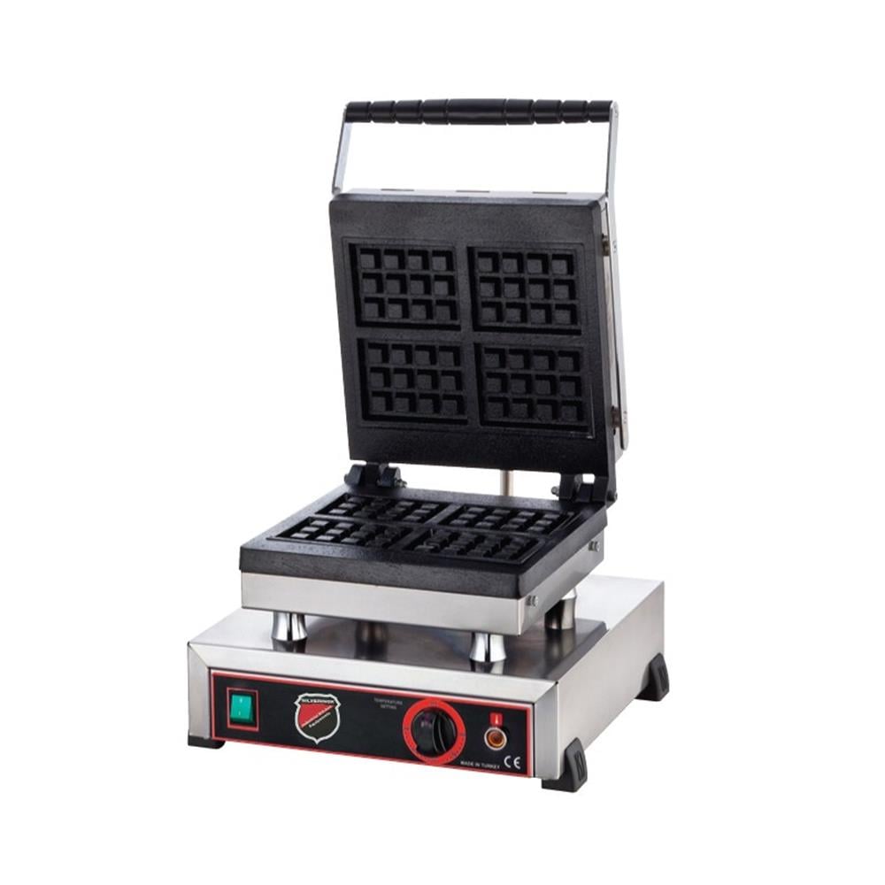 Işıkgaz Dörtlü Kare Waffle Makinesi 42 x 36 x 30