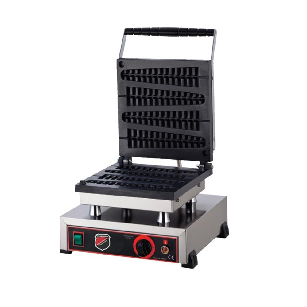 Işıkgaz Tekli Çubukta Waffle Makinesi 42 x 36 x 30