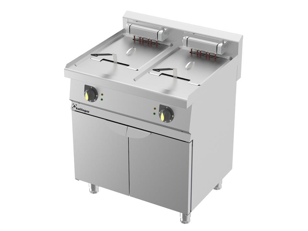 Kalitegaz Fritöz Mono Blok Elektrikli 13 + 13 lt   800 x 700 x 900 mm