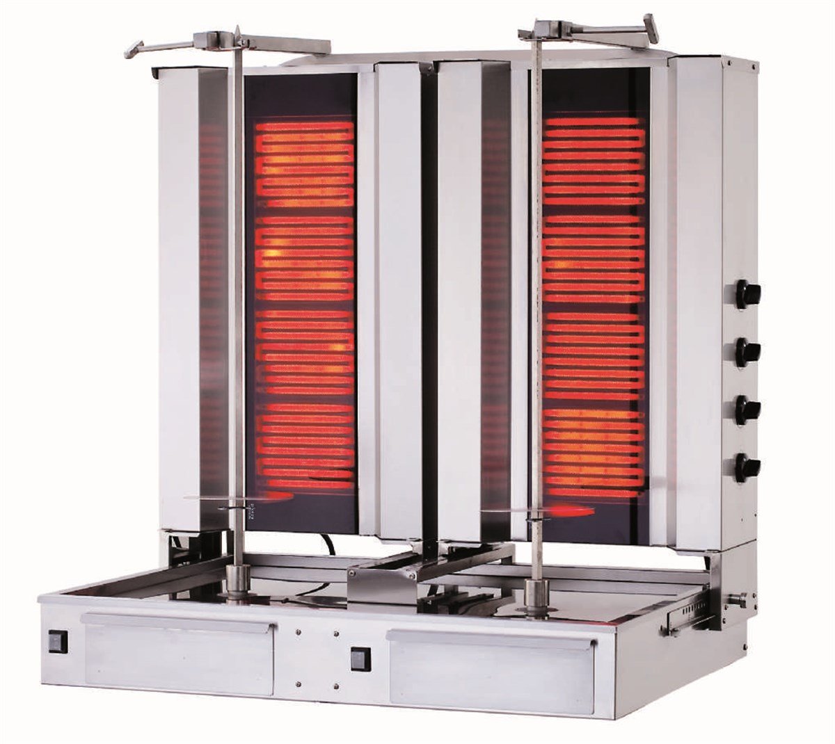 Kalitegaz KLG171-T Elektrikli Döner Ocağı Alttan Motorlu İkiz Model