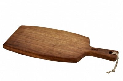 Lava Döküm   Ahşap et ve kesme tahtası, Özel Şekil. Iroko ağacı. Ölçü 23x50cm.